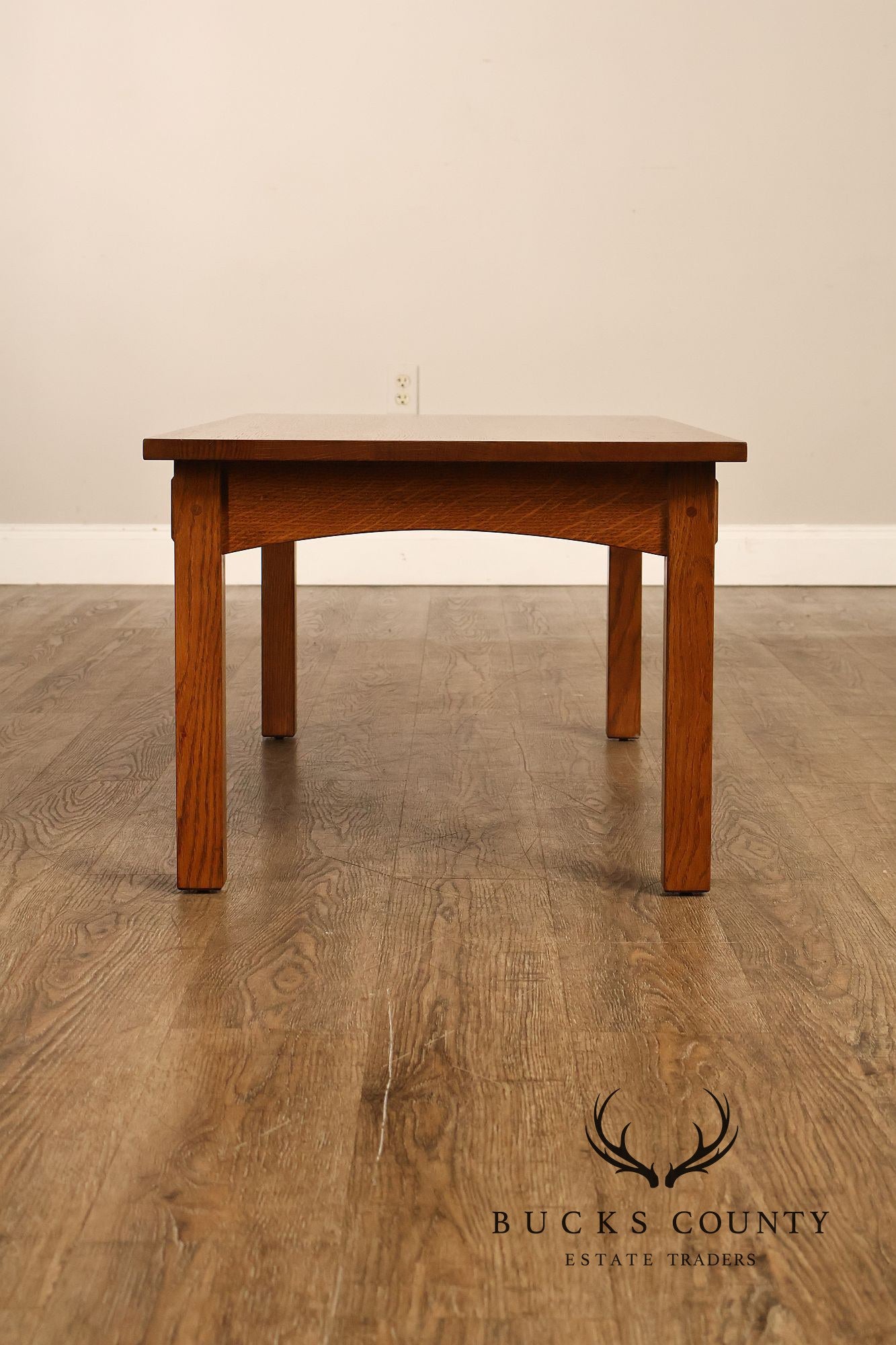 Stickley Mission Collection Oak Cocktail Table