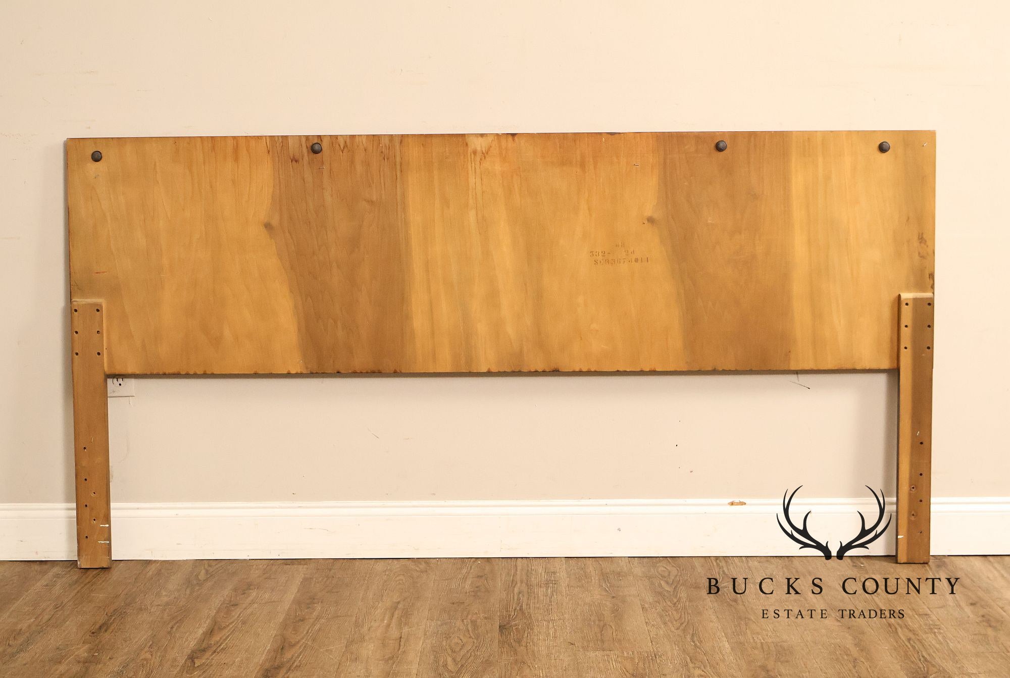 Lane Mid-Century Modern Walnut King Headboard