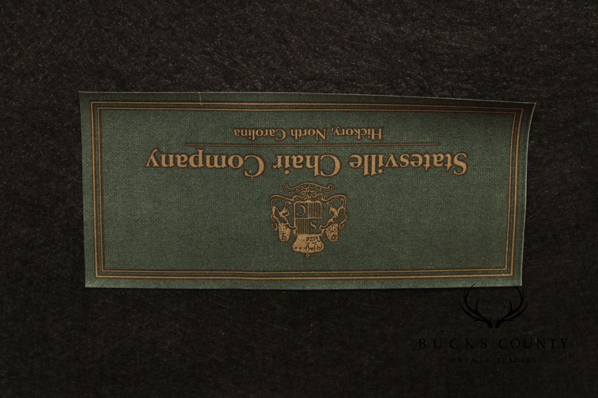 Statesville Chair Co. Chippendale Style Set of Four Solid Mahogany Dining Chairs