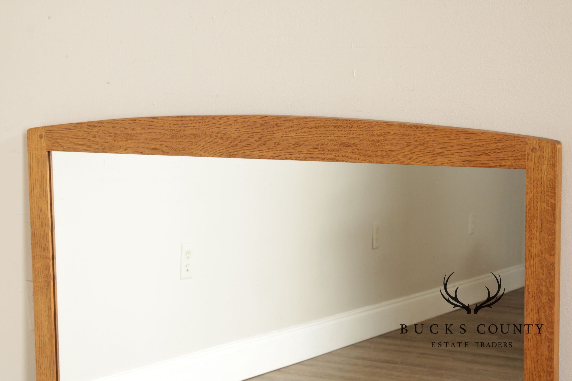 Stickley Mission Collection Oak Frame Dresser or Wall Mirror