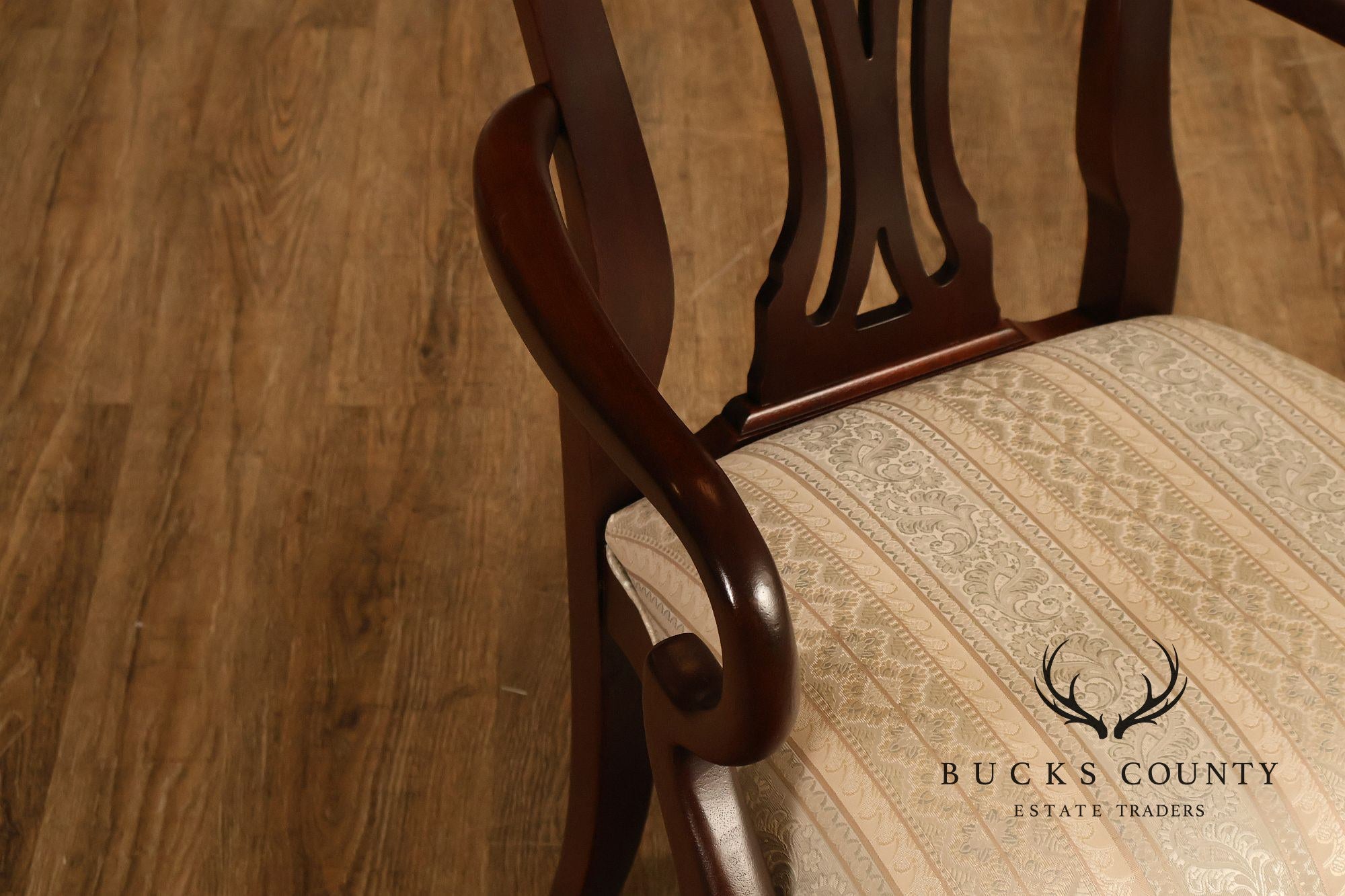 Ethan Allen '18th Century Mahogany' Set of Six Dining Chairs