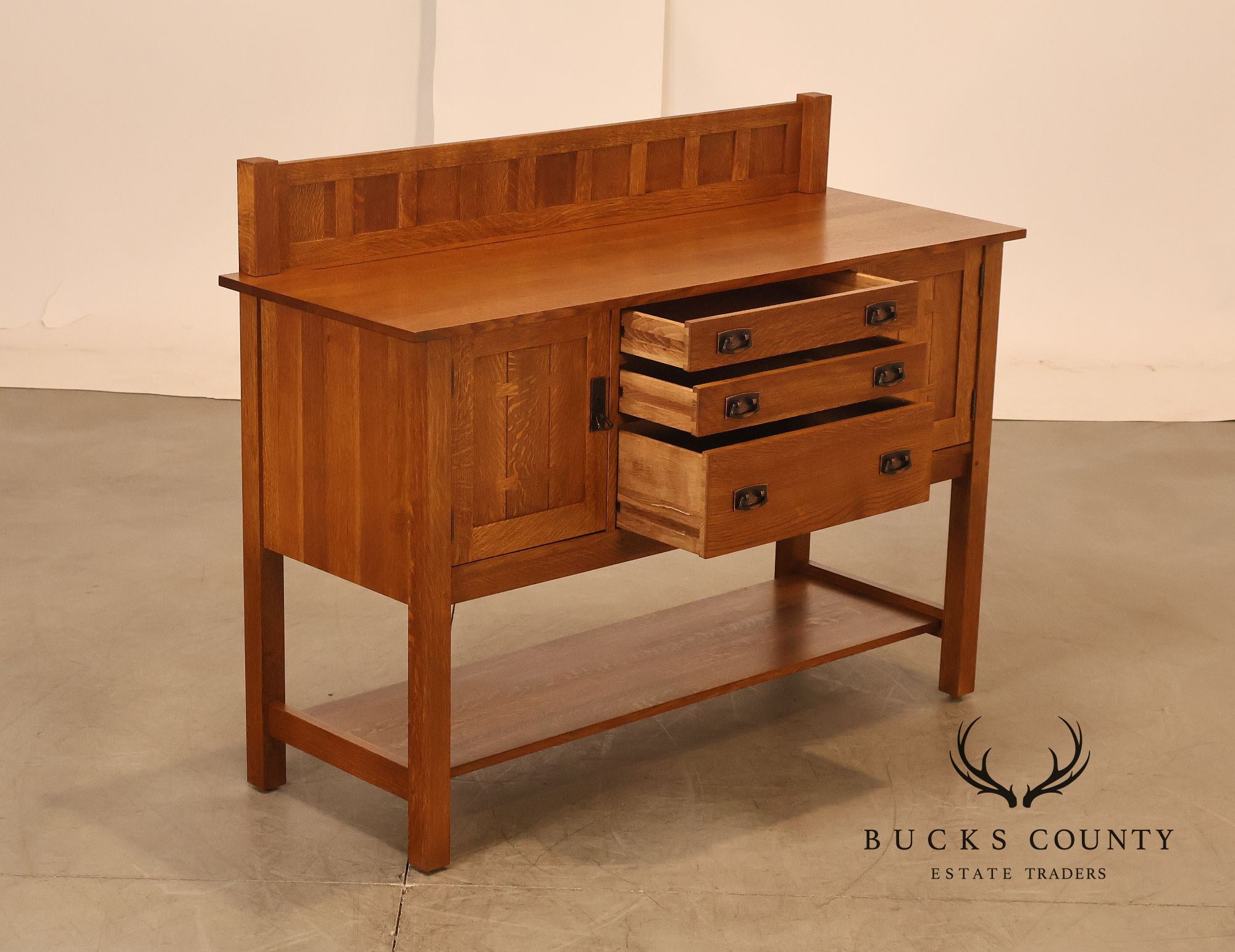 Stickley Mission Collection Oak Sideboard