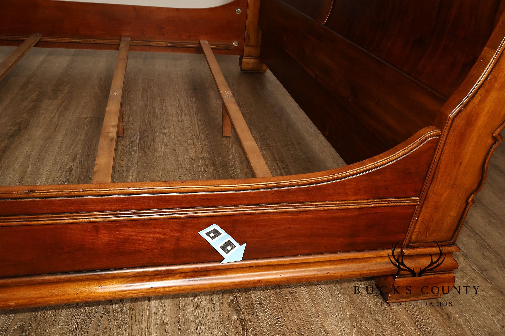 Ethan Allen Tuscany Collection King Size Sleigh Bed