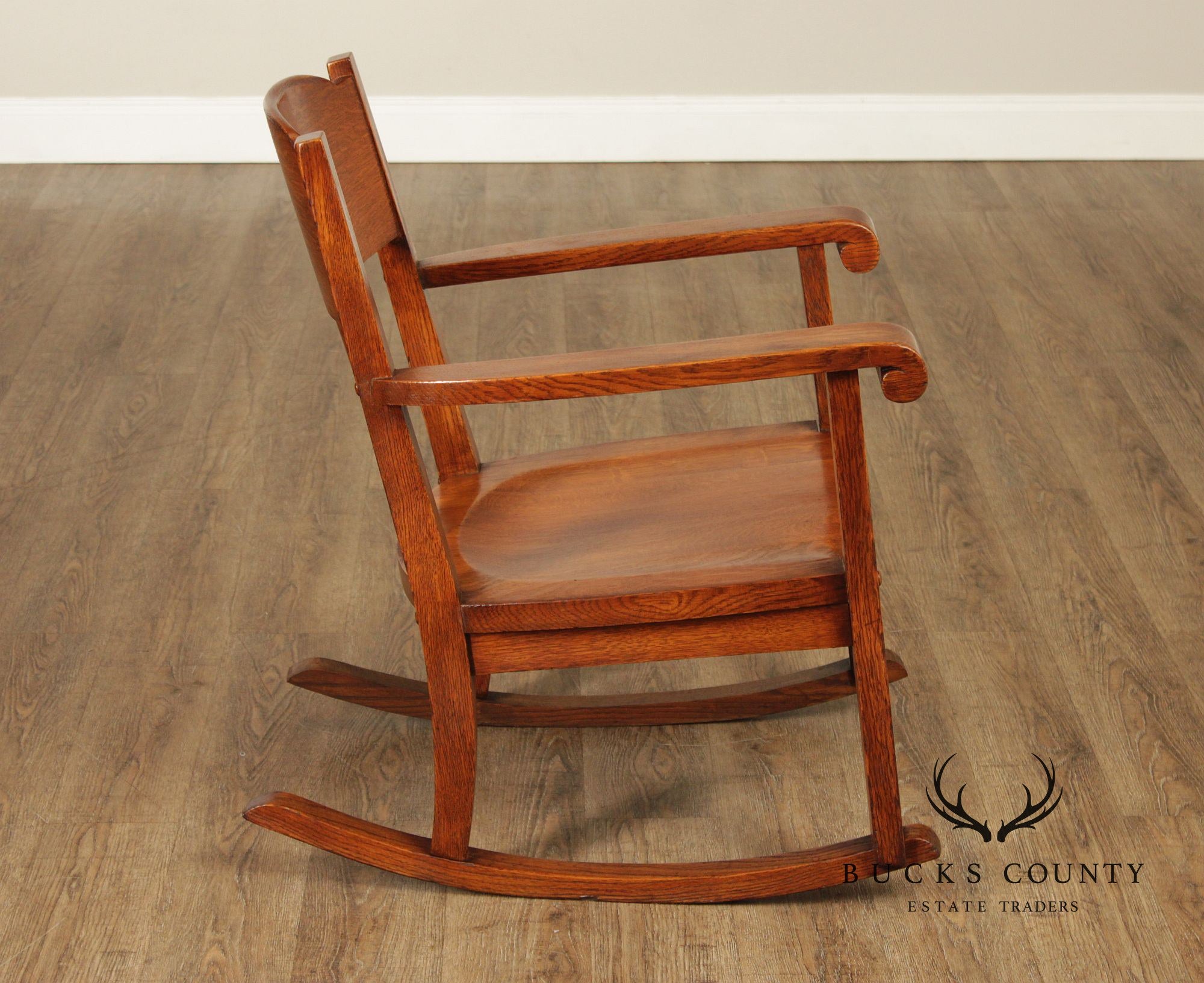 Antique Mission Oak Rocking Chair