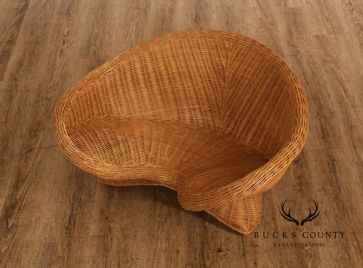Boho Style Wicker Lotus Chair