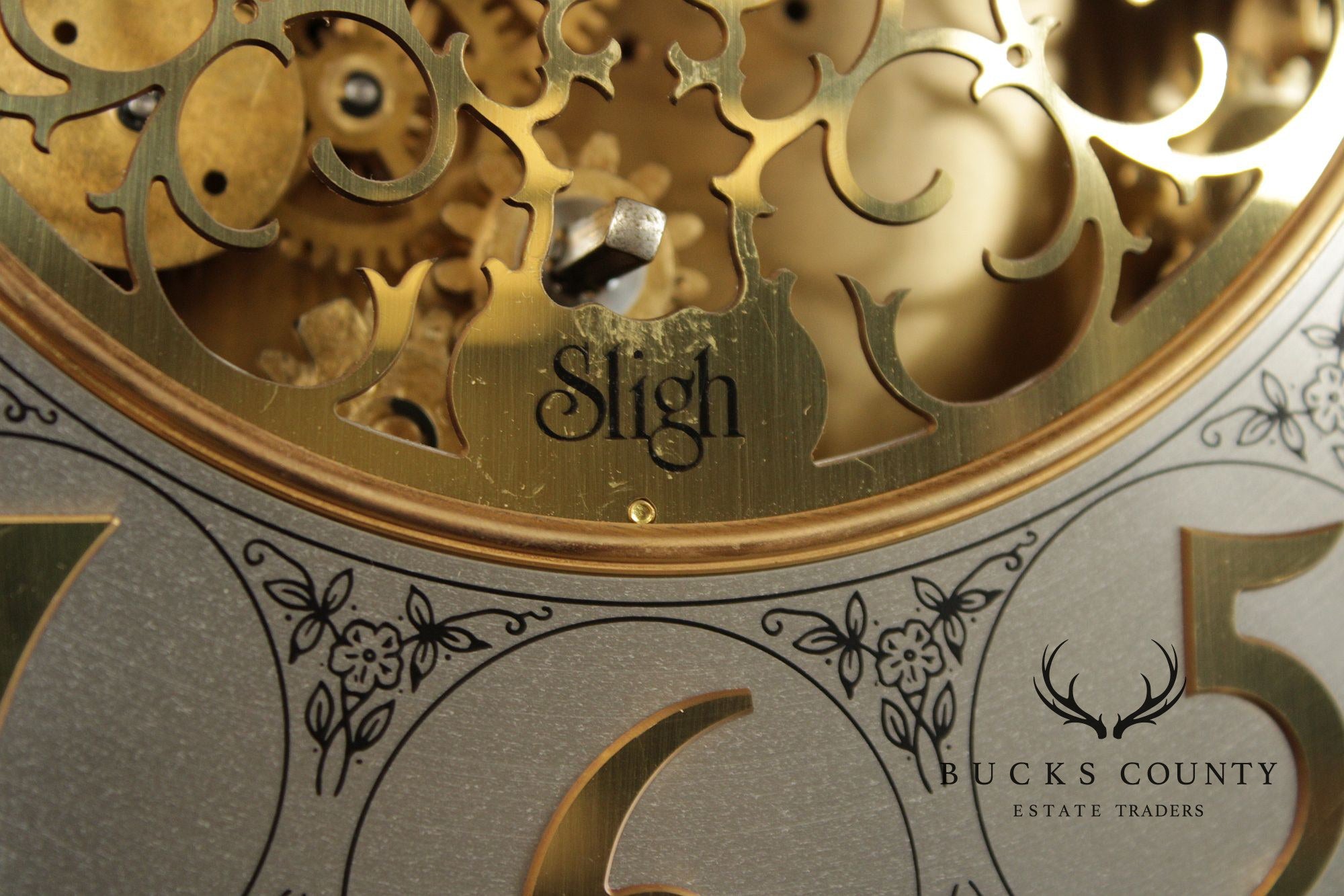 Sligh Georgian Style Mahogany 'Wilton' Grandfather Clock