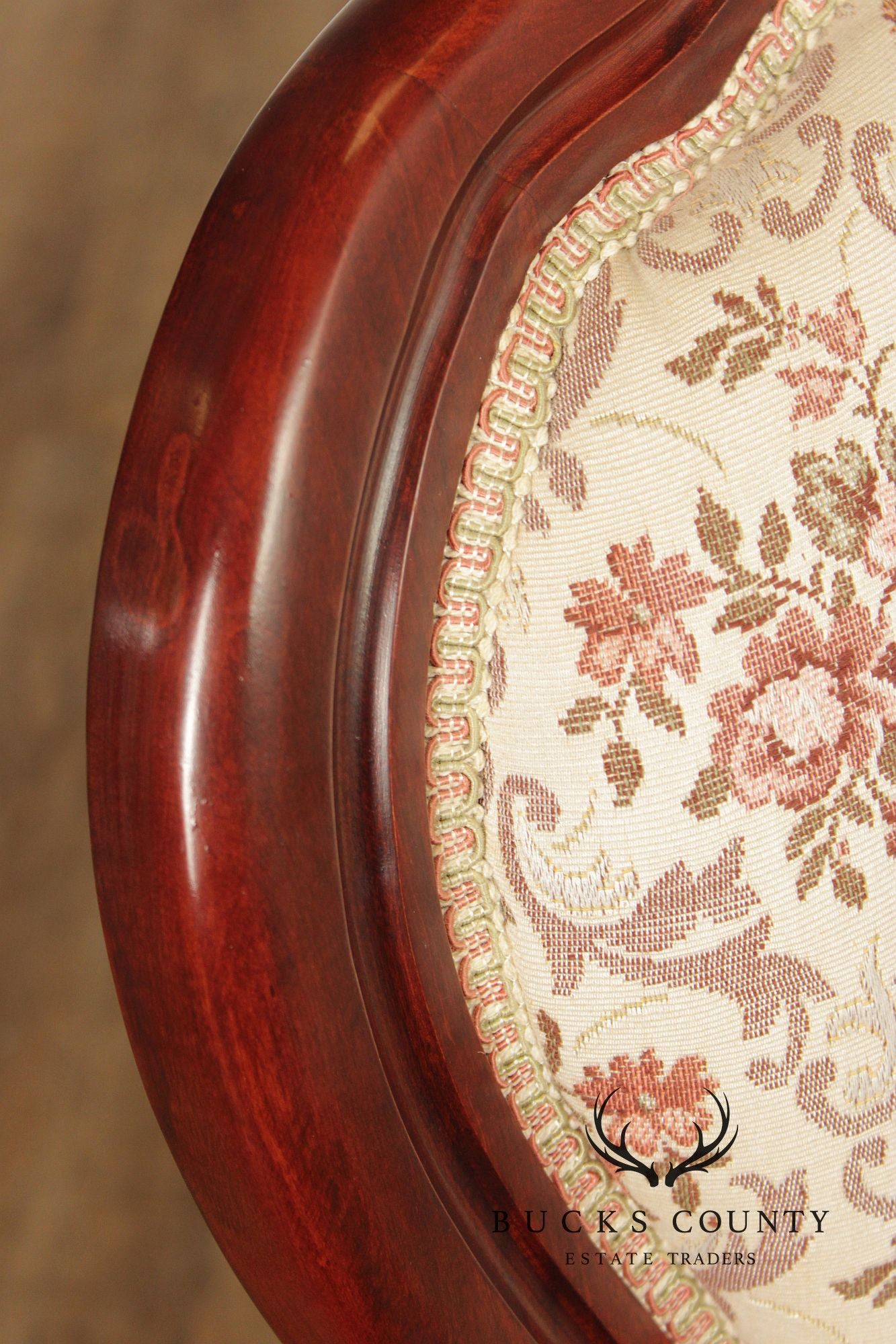 Kimball Furniture Victorian Style Pair of Parlor Armchairs
