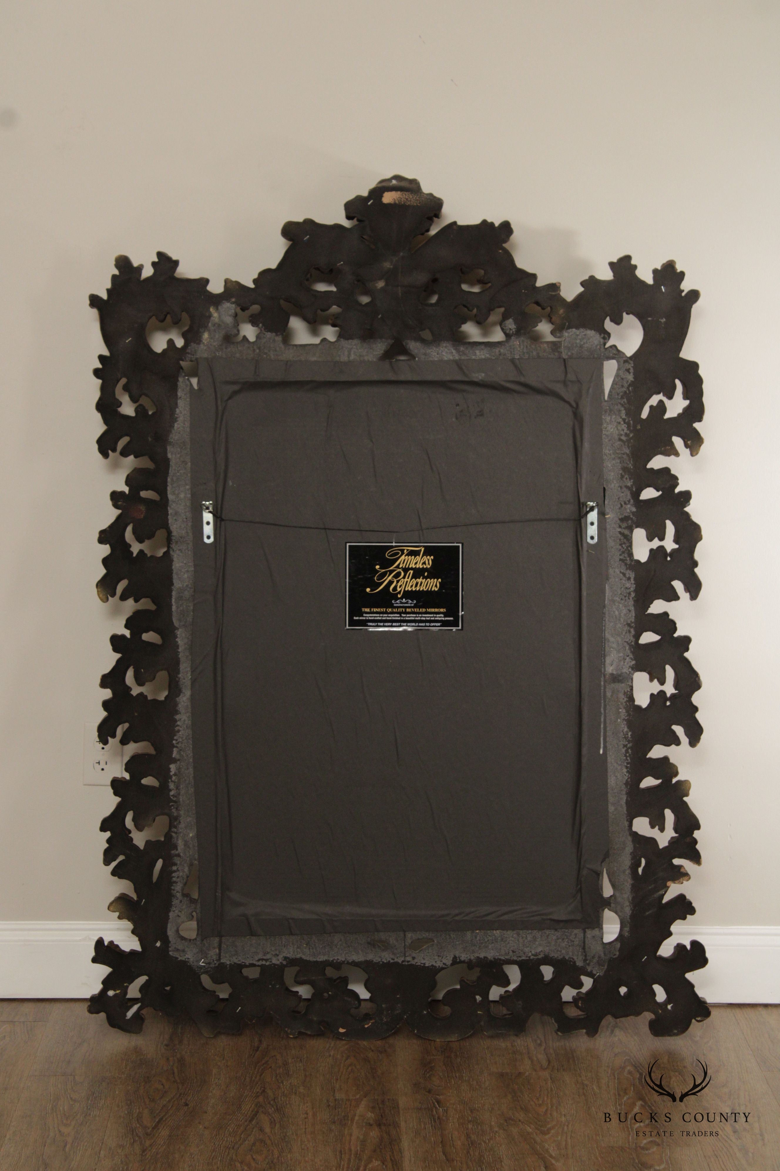 Timeless Reflections Rococo Style Carved Wall Mirror