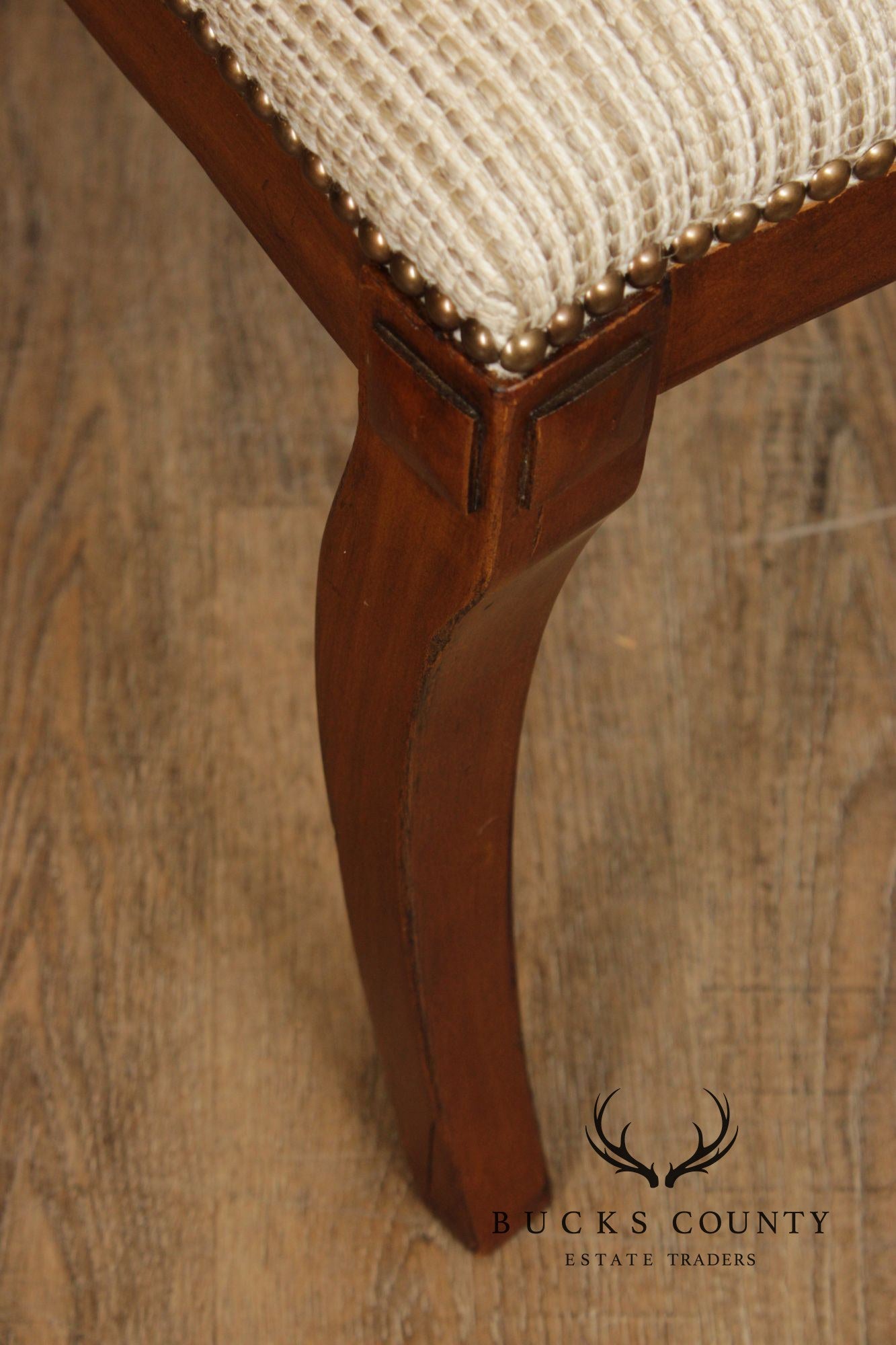 Empire Style Pair of Klismos Side Chairs