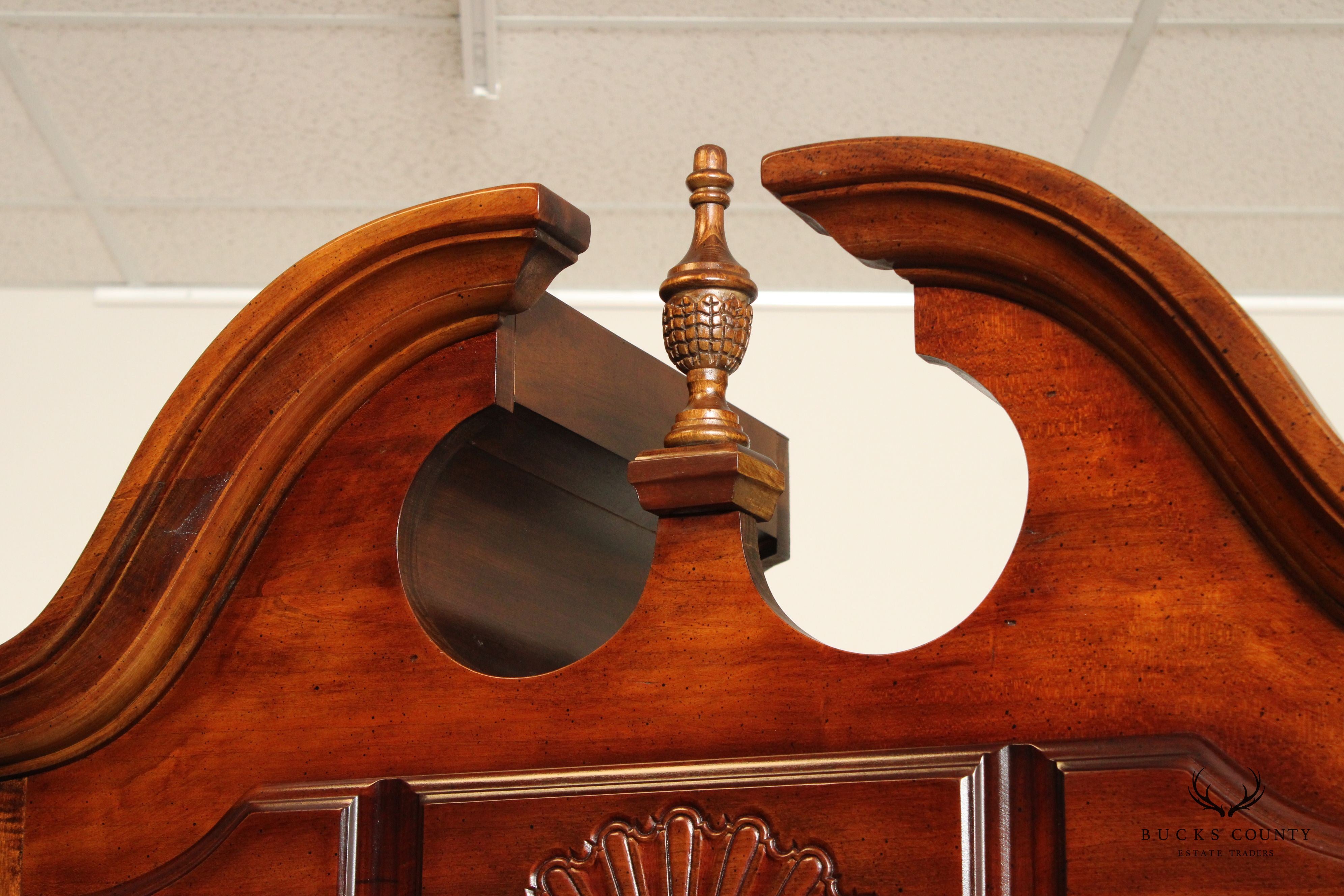 American Drew Queen Anne Style Cherry Highboy Chest