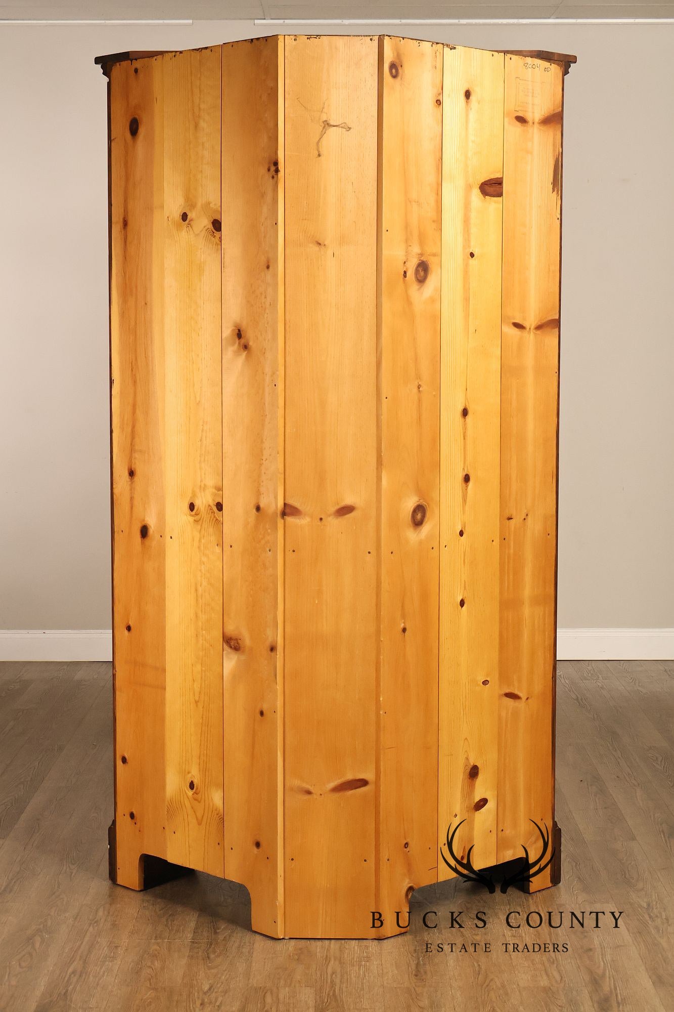Piper Classics Custom Pine Blind Door Corner Cabinet