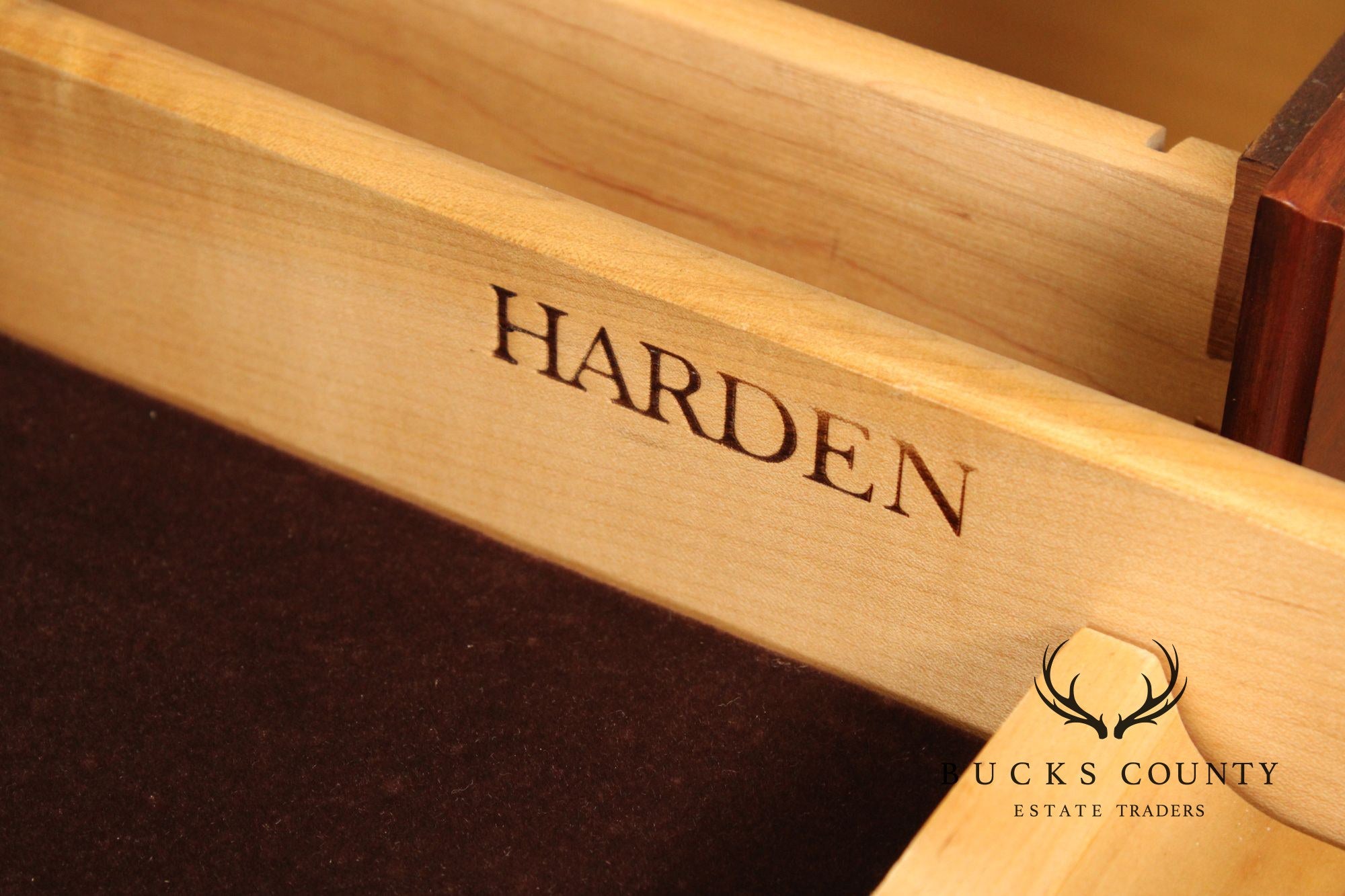 Harden Georgian Style Cherry Leather Top Executive Writing Desk