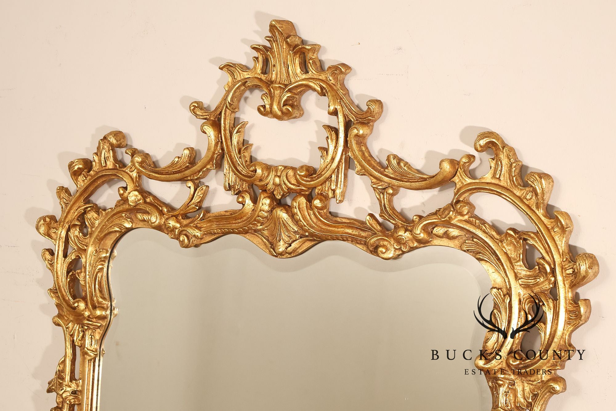 Friedman Brothers Large Giltwood Wall Mirror