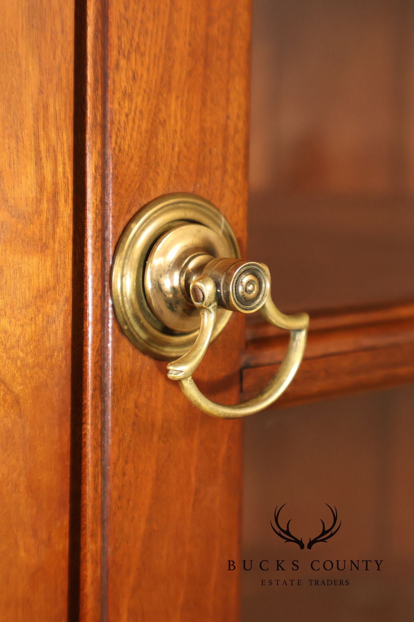 Federal Style Cherry Custom Quality Corner Cabinet