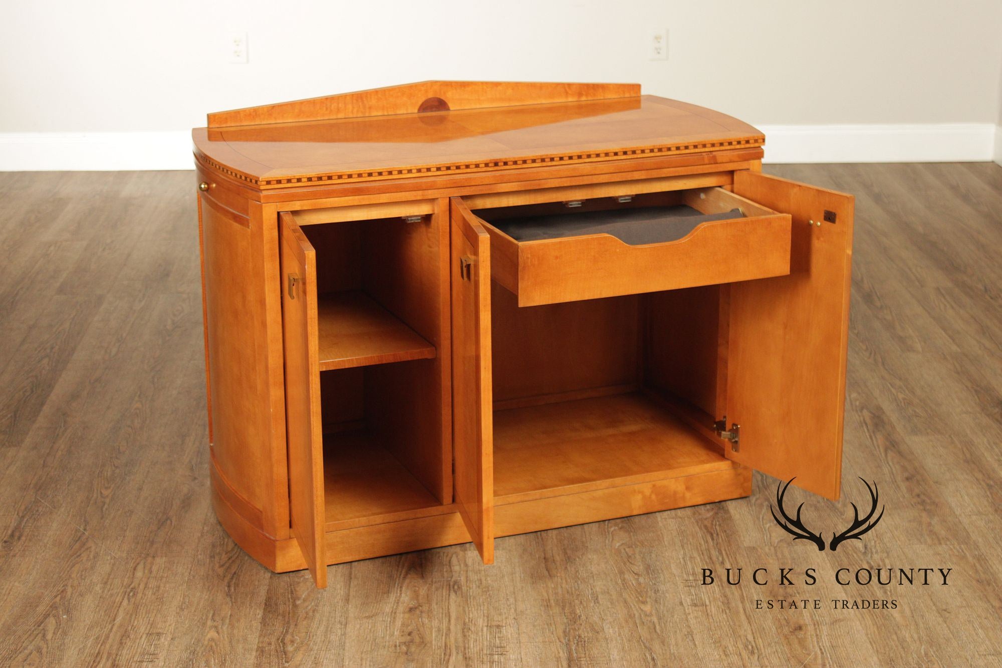 Hickory White Genesis Collection Biedermeier Style Maple Server