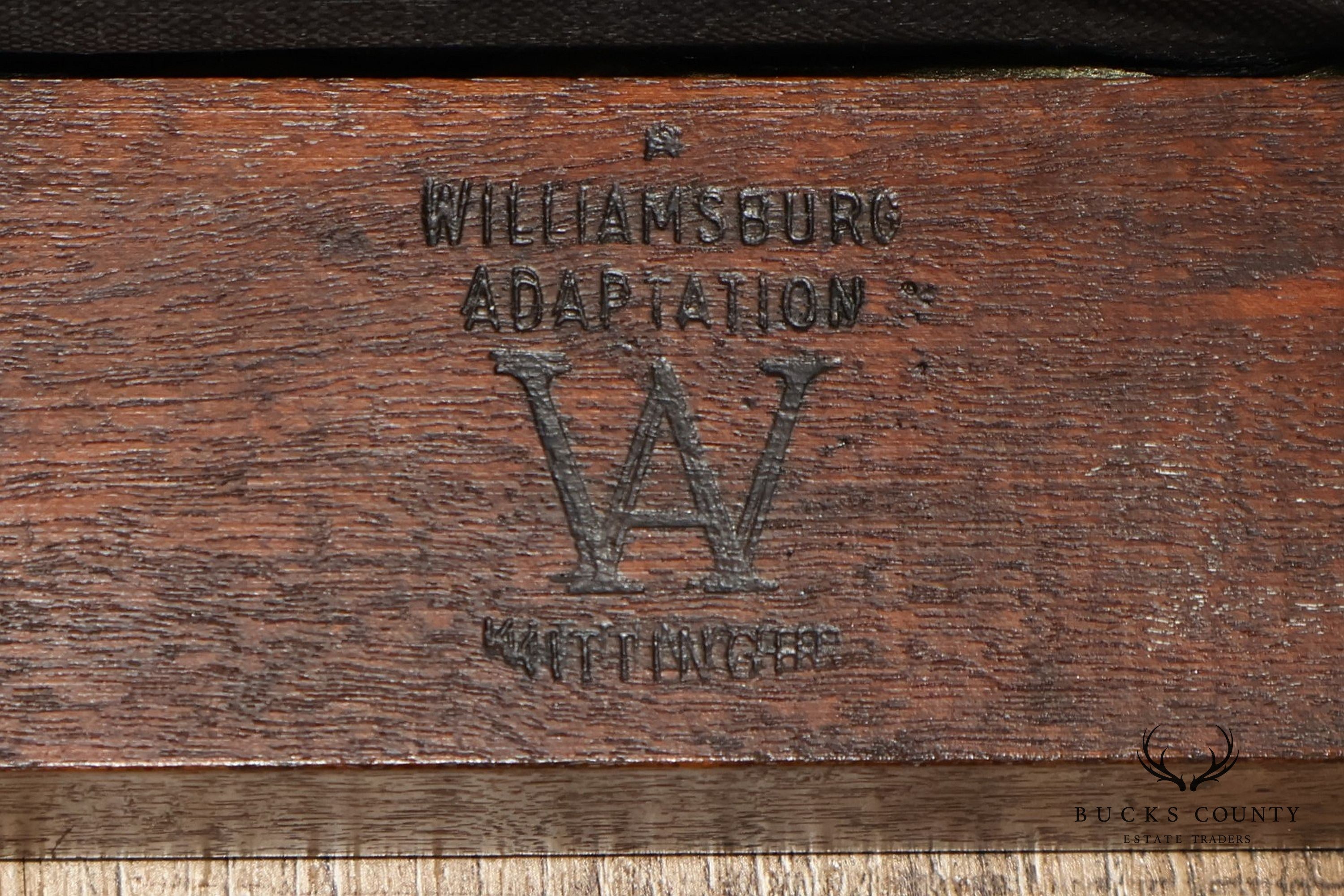 Kittinger Williamsburg Adaptation Mahogany Footstool