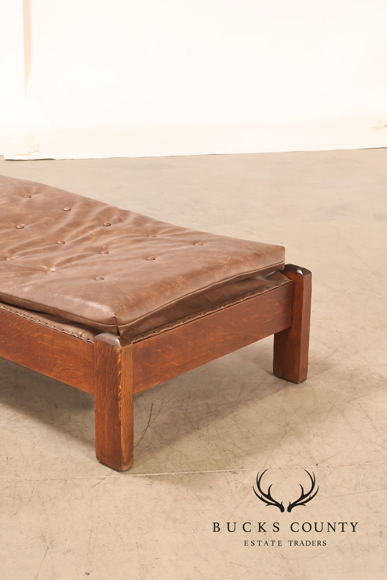 J.M. Young No. 295 Mission Style Oak Daybed