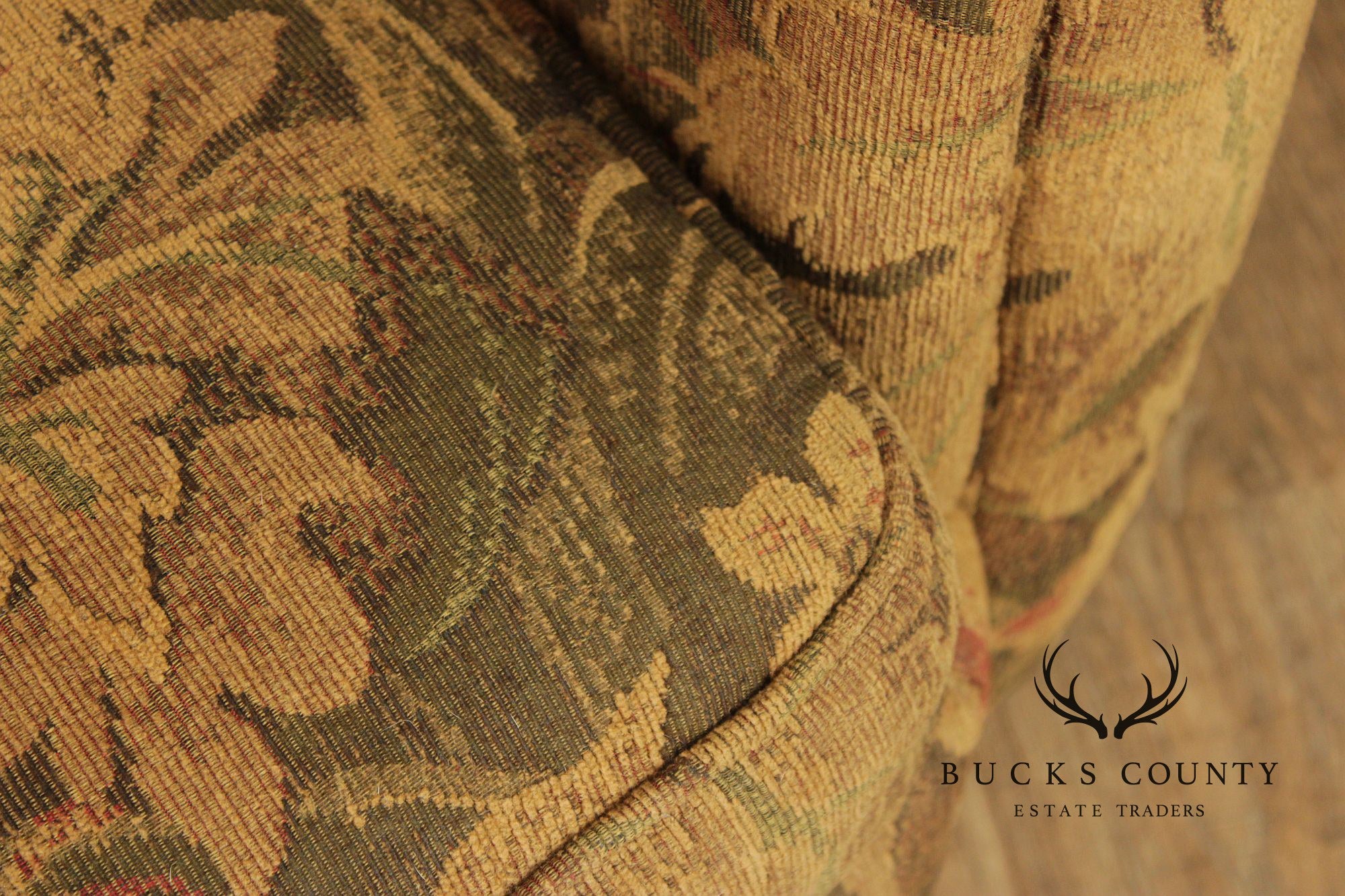 Thomasville Channel-Back Upholstered Lounge Chair