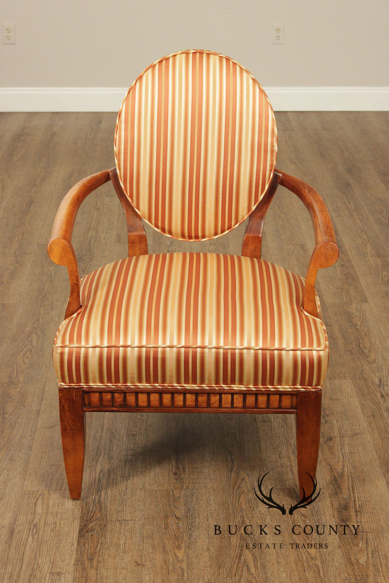 Century Chair Co. Art Deco Style Pair of Armchairs