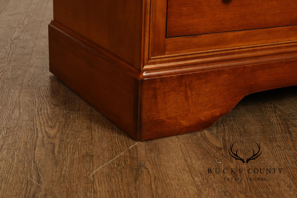 Shermag Louis Philippe Style Cherry Tall Chest
