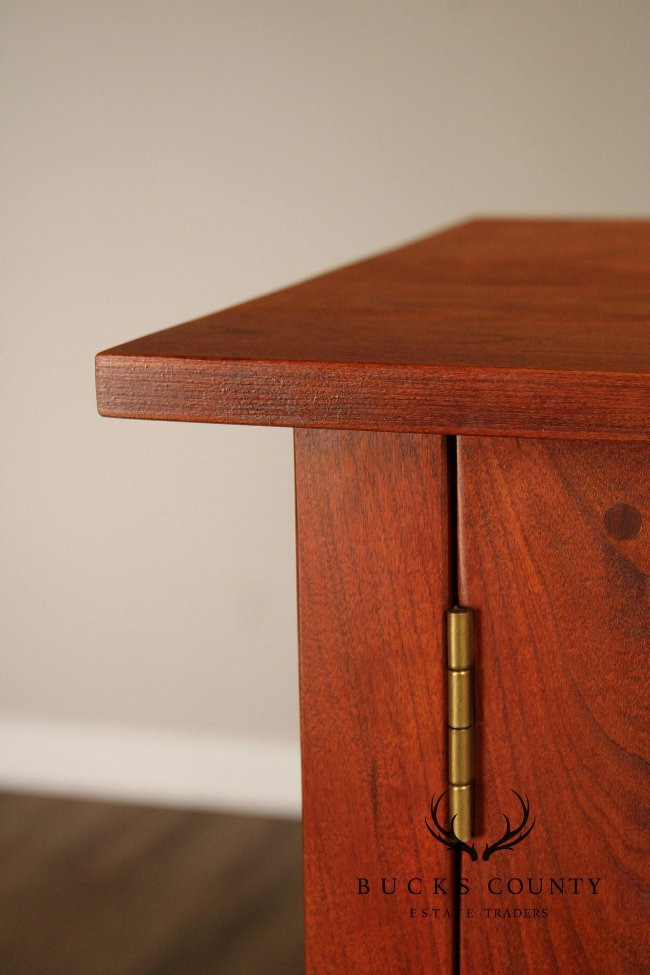 Stickley Mission Collection Cherry Two Door Display Cabinet