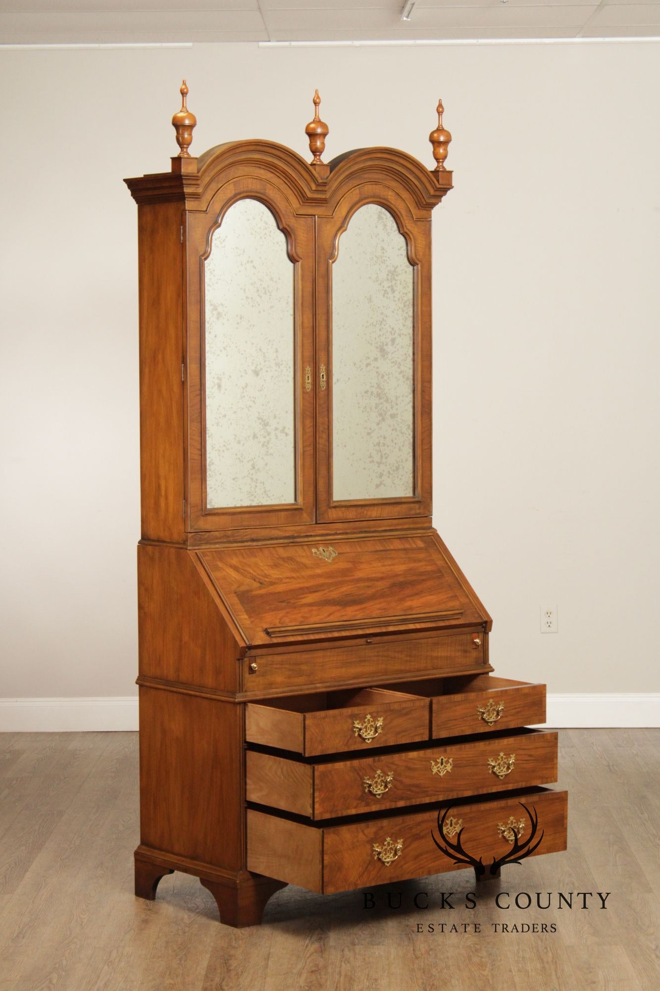Baker Collectors' Edition Walnut Secretary Desk