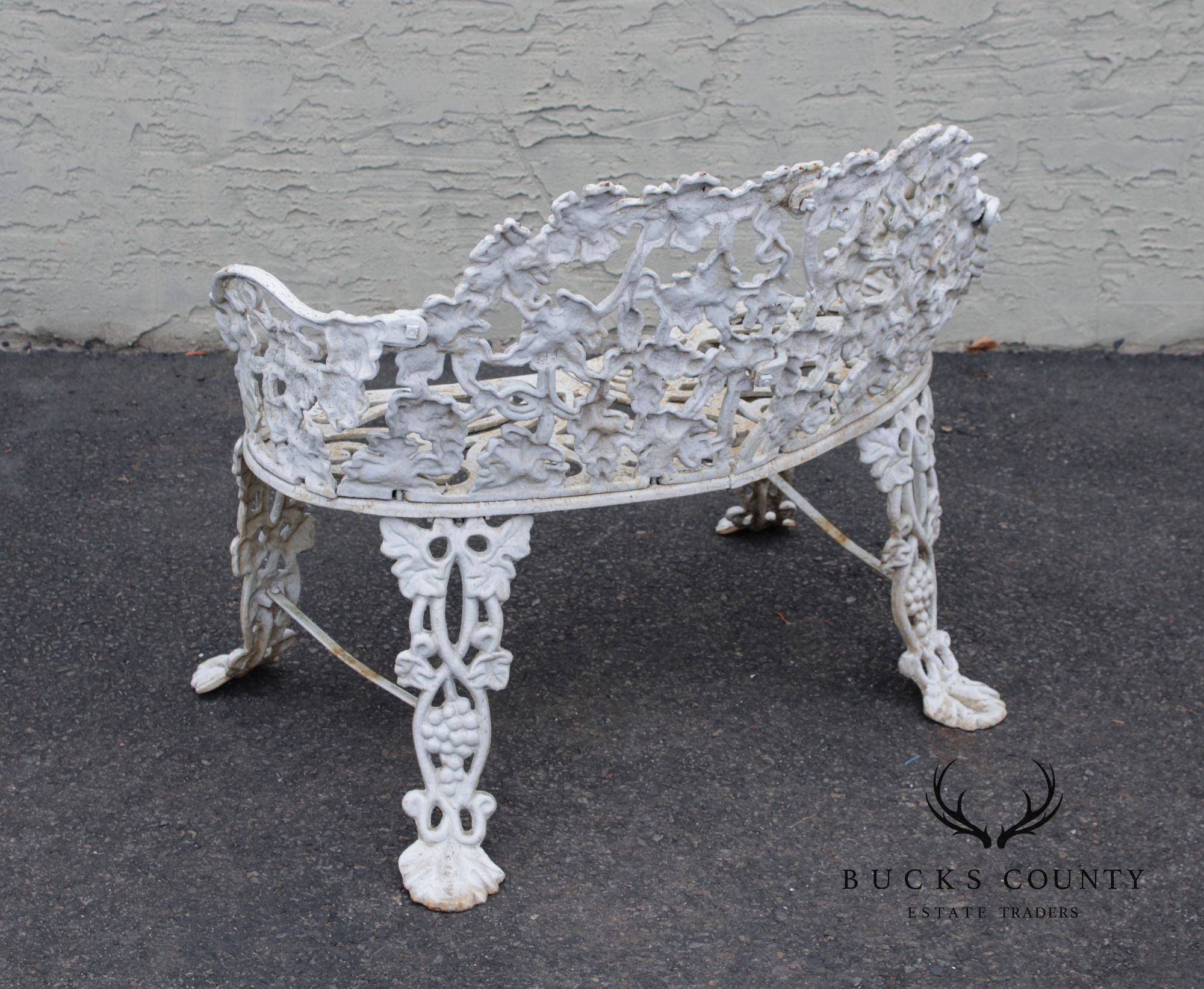 Victorian Style Three-Piece Cast Iron Garden Lounge Set