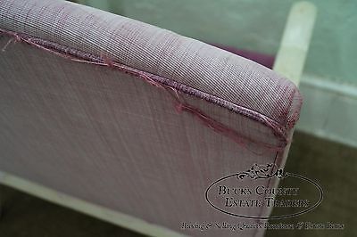 Unusual Pair of Hollywood Regency Oversized Lounge Chair Frames