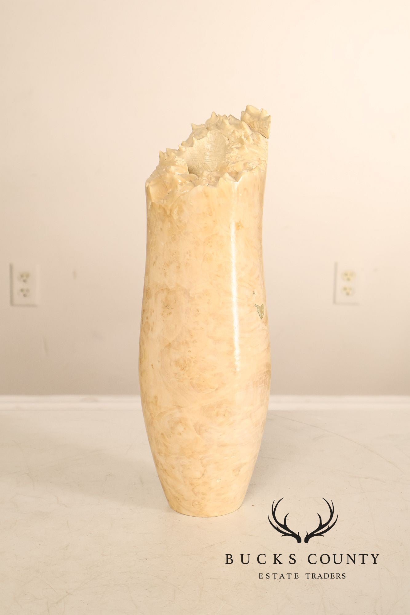 John Mascoll Contemporary Turned Maple Vase