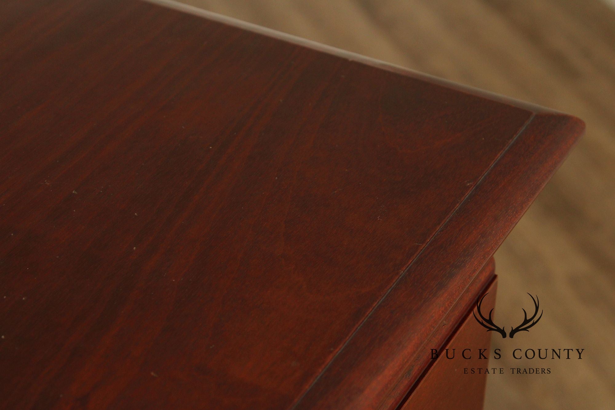 Norris Furniture Chippendale Style Mahogany Tall Chest