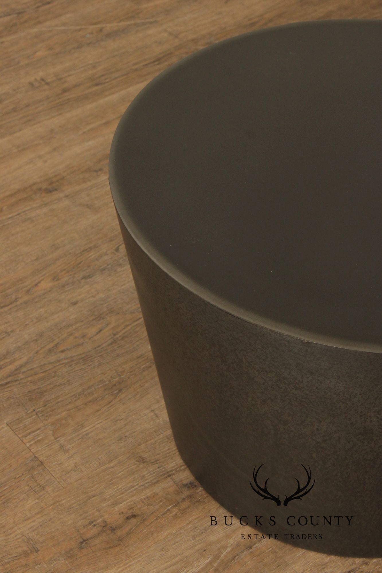 Modern Patinated Steel Coffee Table