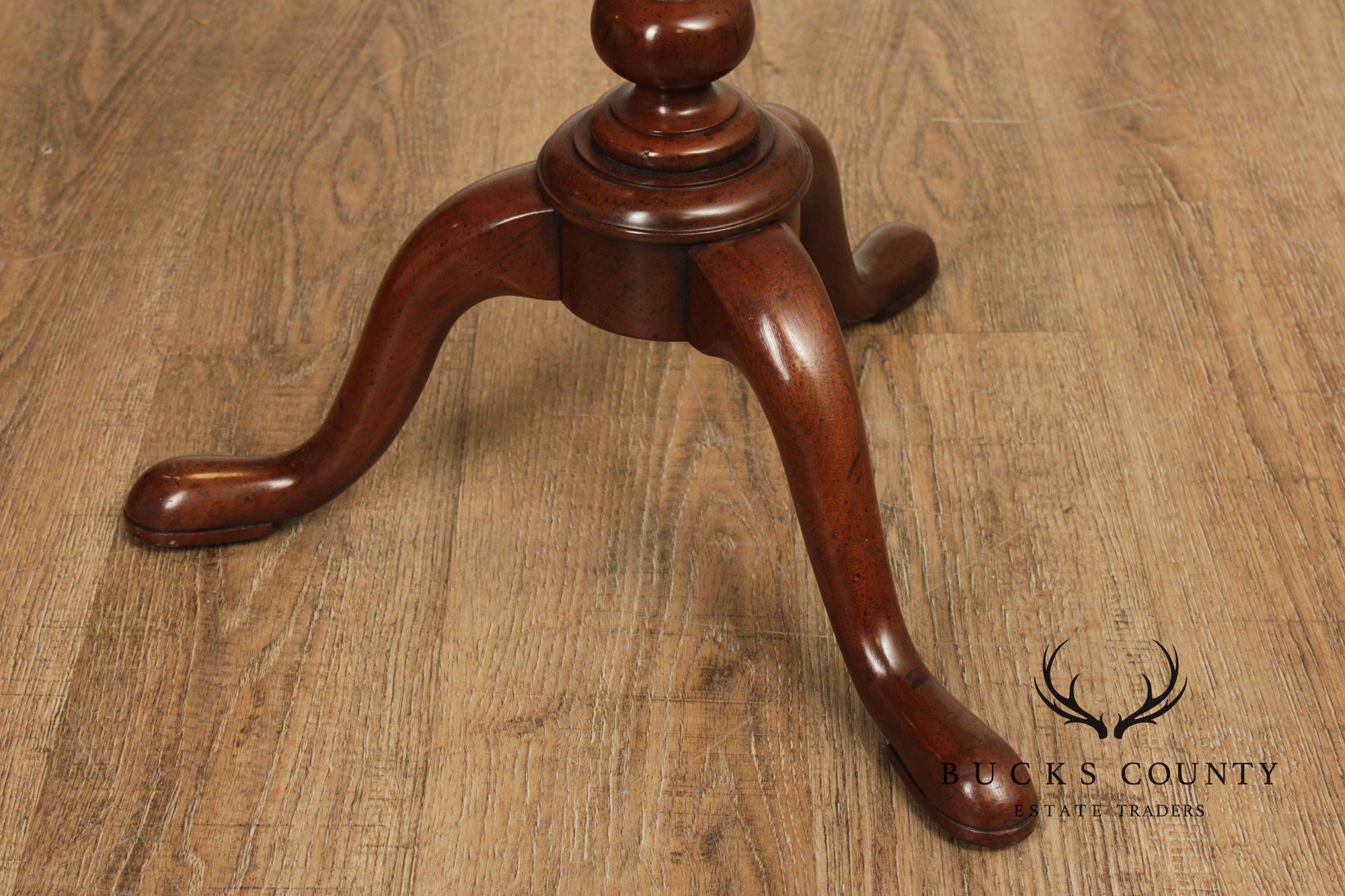 Kittinger Colonial Williamsburg Mahogany Copper Top Drinks Table