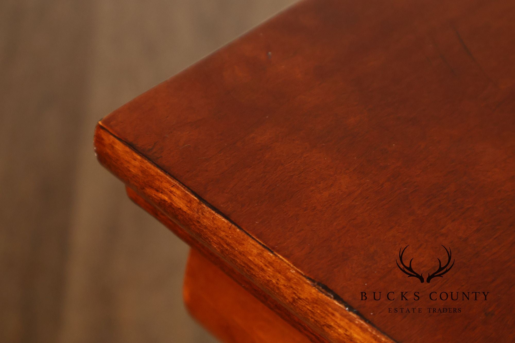 Ethan Allen 'Townhouse' Burlwood Double Dresser