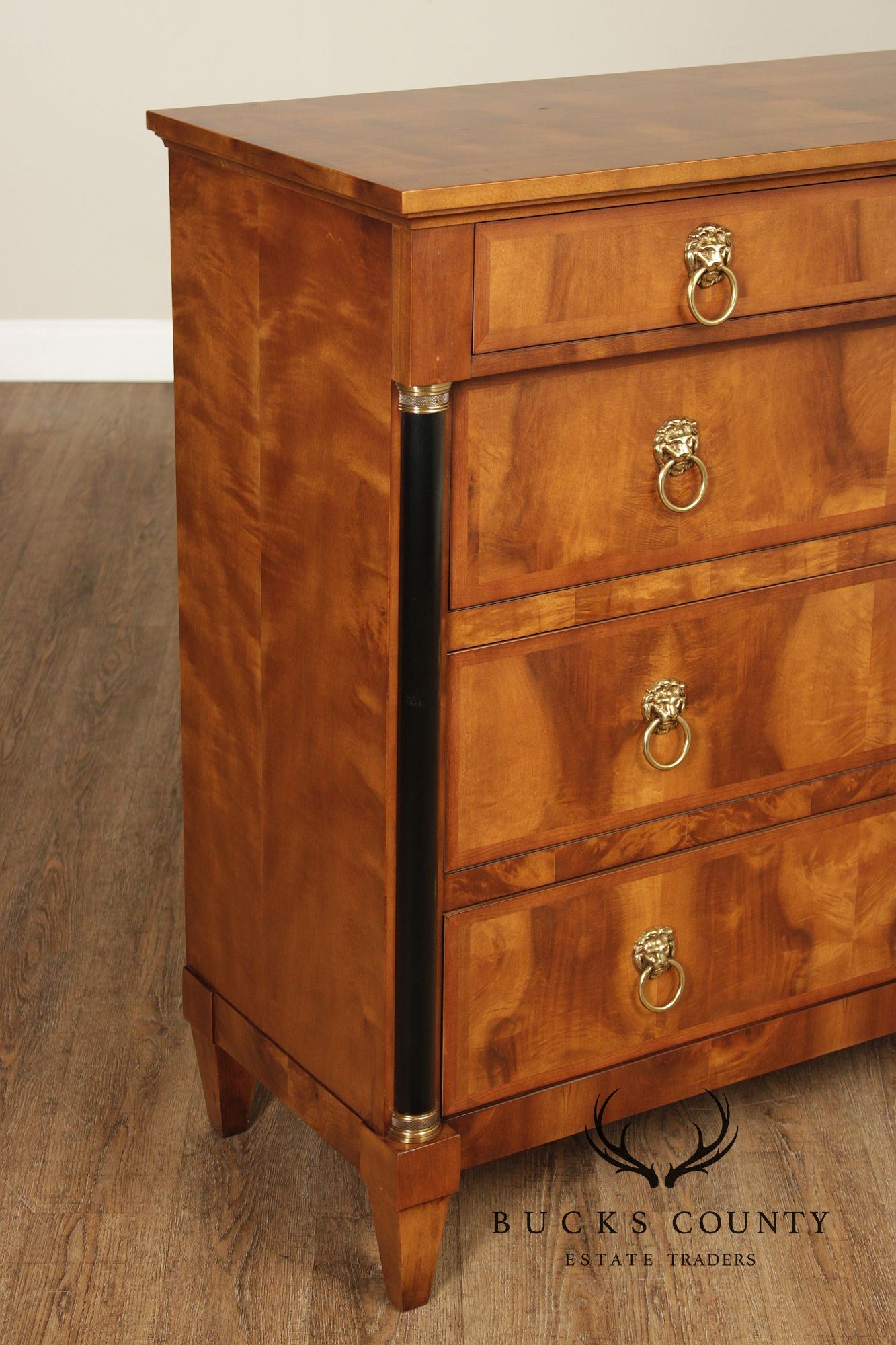 Century Furniture Empire Style Walnut Chest of Drawers