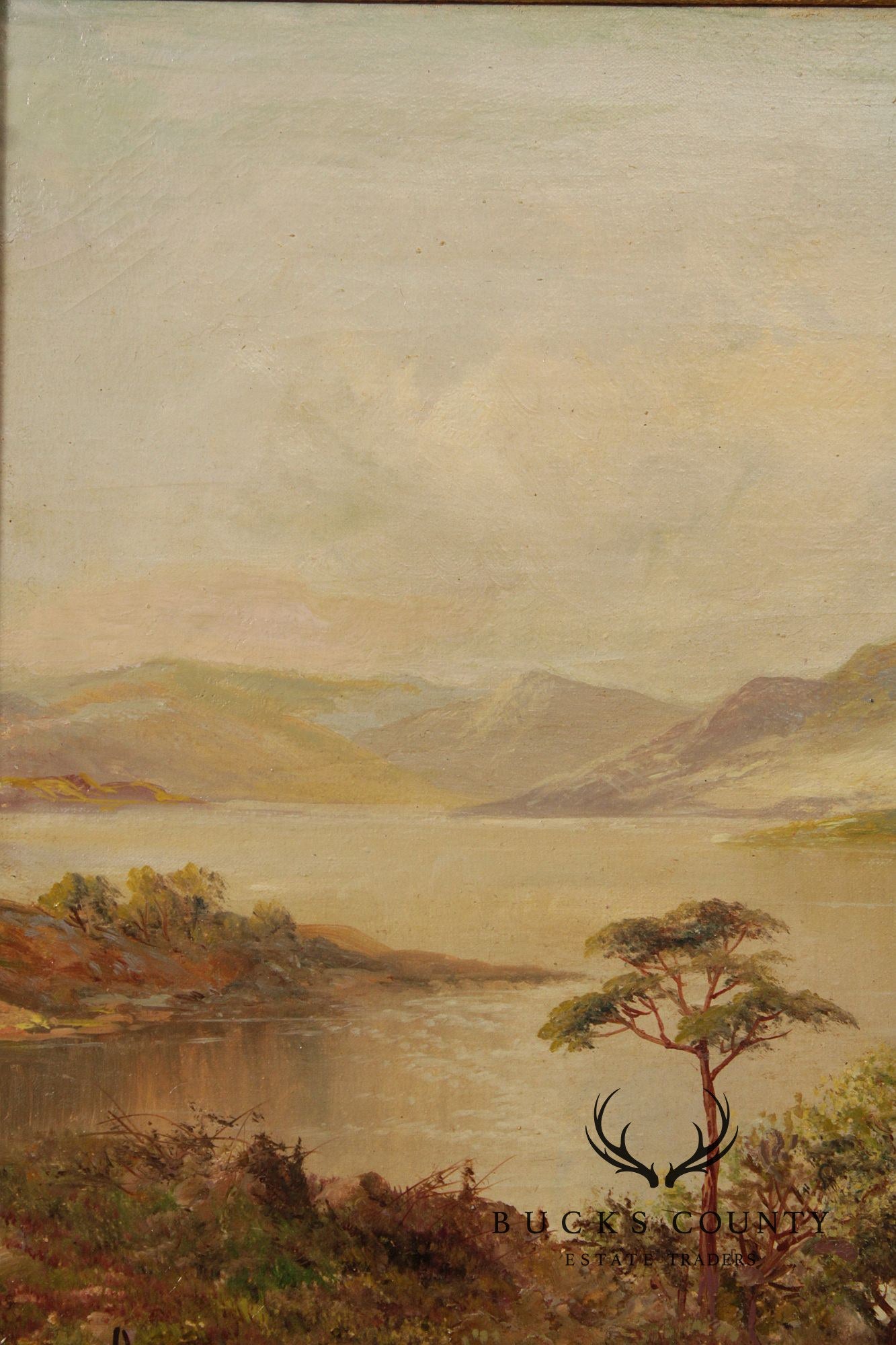 Francis E. Jamieson Oil Painting, Scottish Highlands