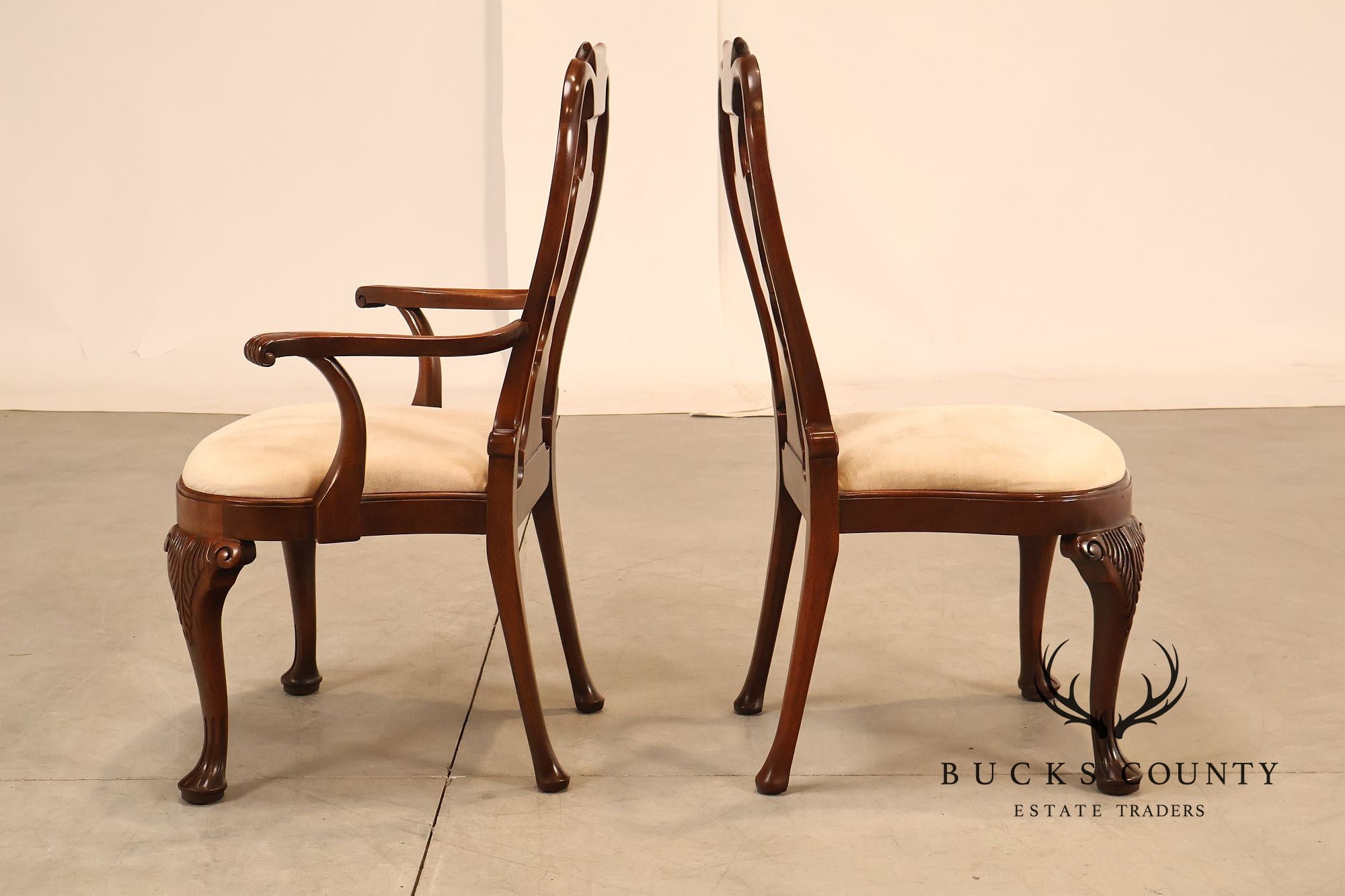 Baker Historic Charleston Reproductions Set of Eight Mahogany Dining Chairs