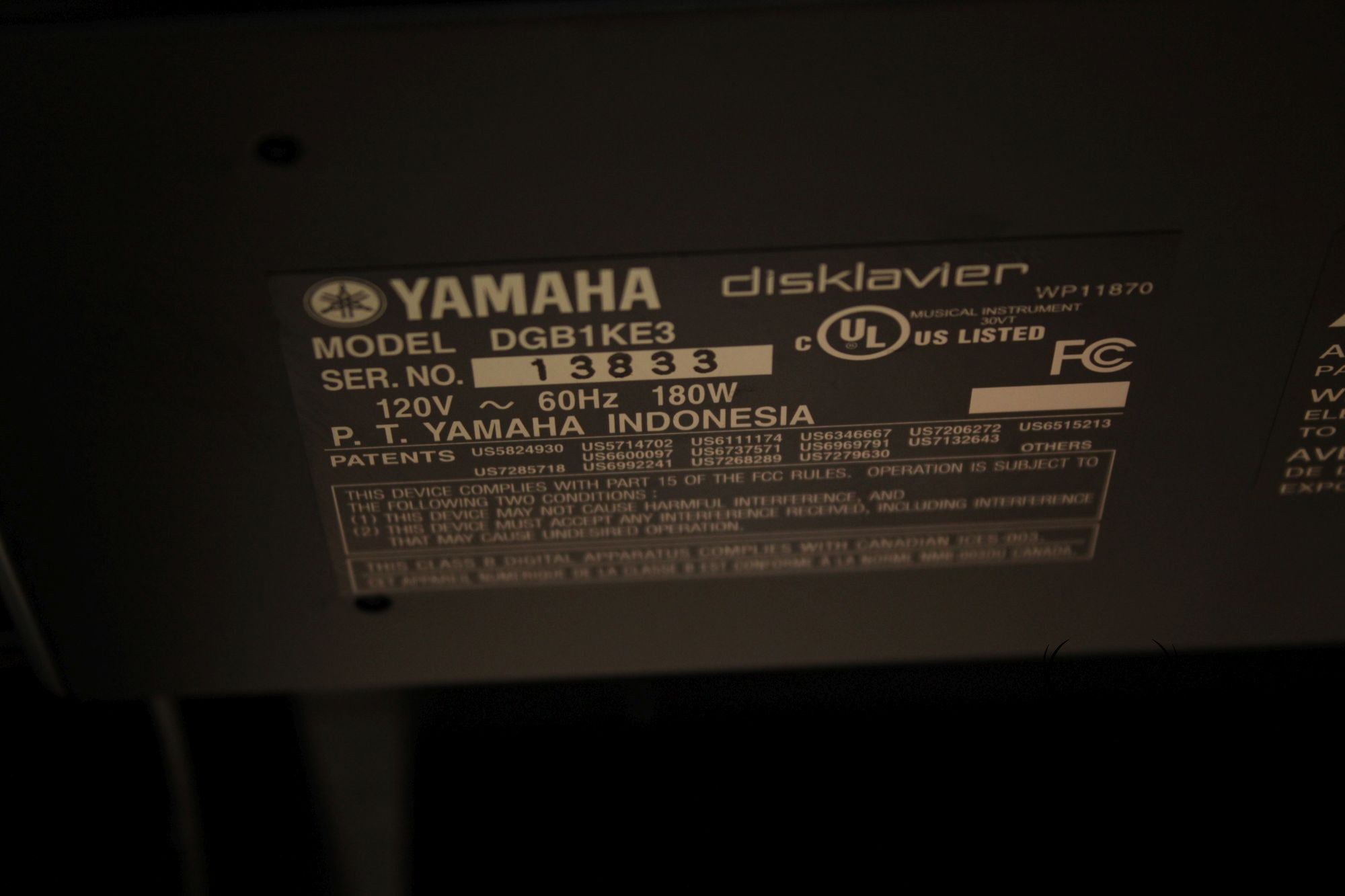 Yamaha GB1 Series Baby Grand Player Piano