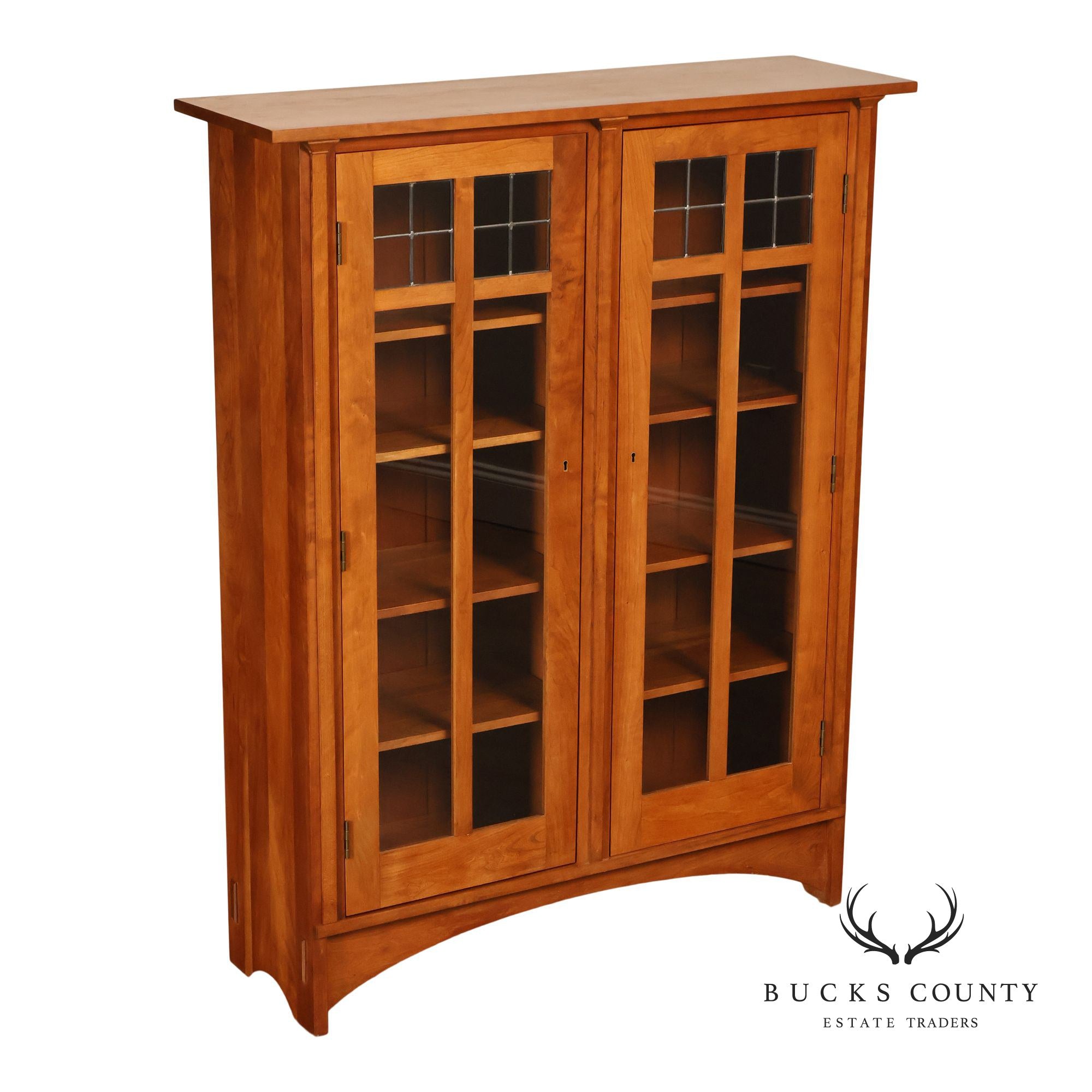 Stickley Mission Collection Cherry Harvey Ellis Bookcase