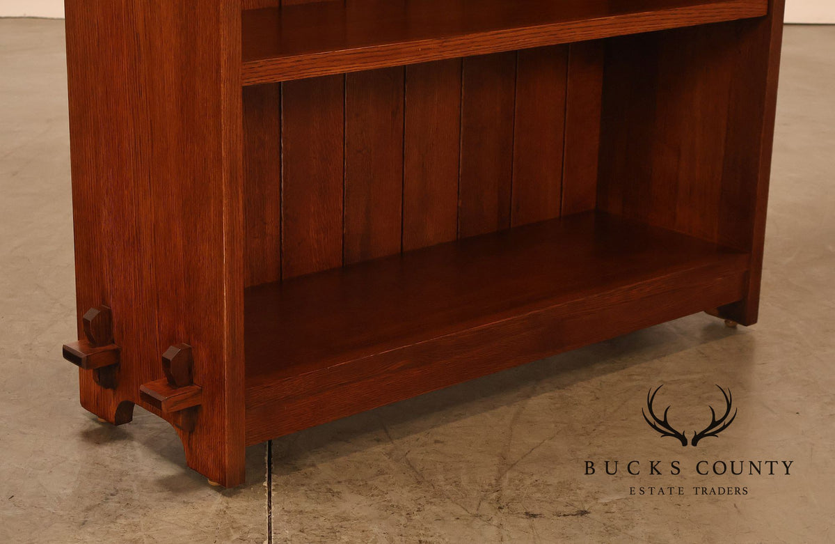 Stickley Mission Collection Oak Open Bookcase