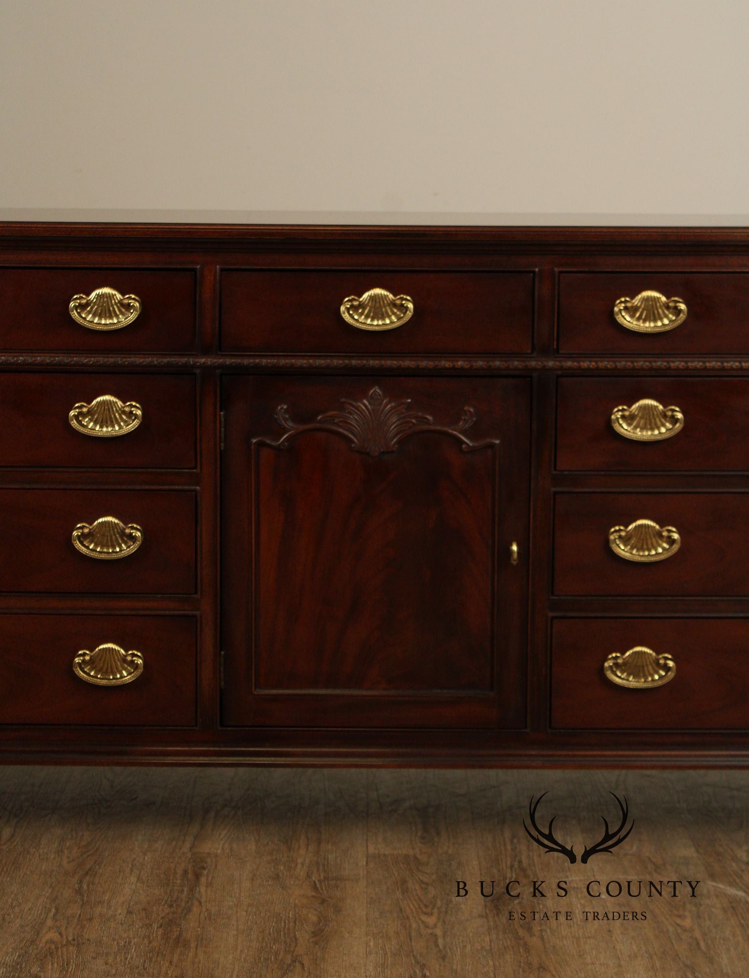 Henredon Chippendale Style Cherry Long Dresser