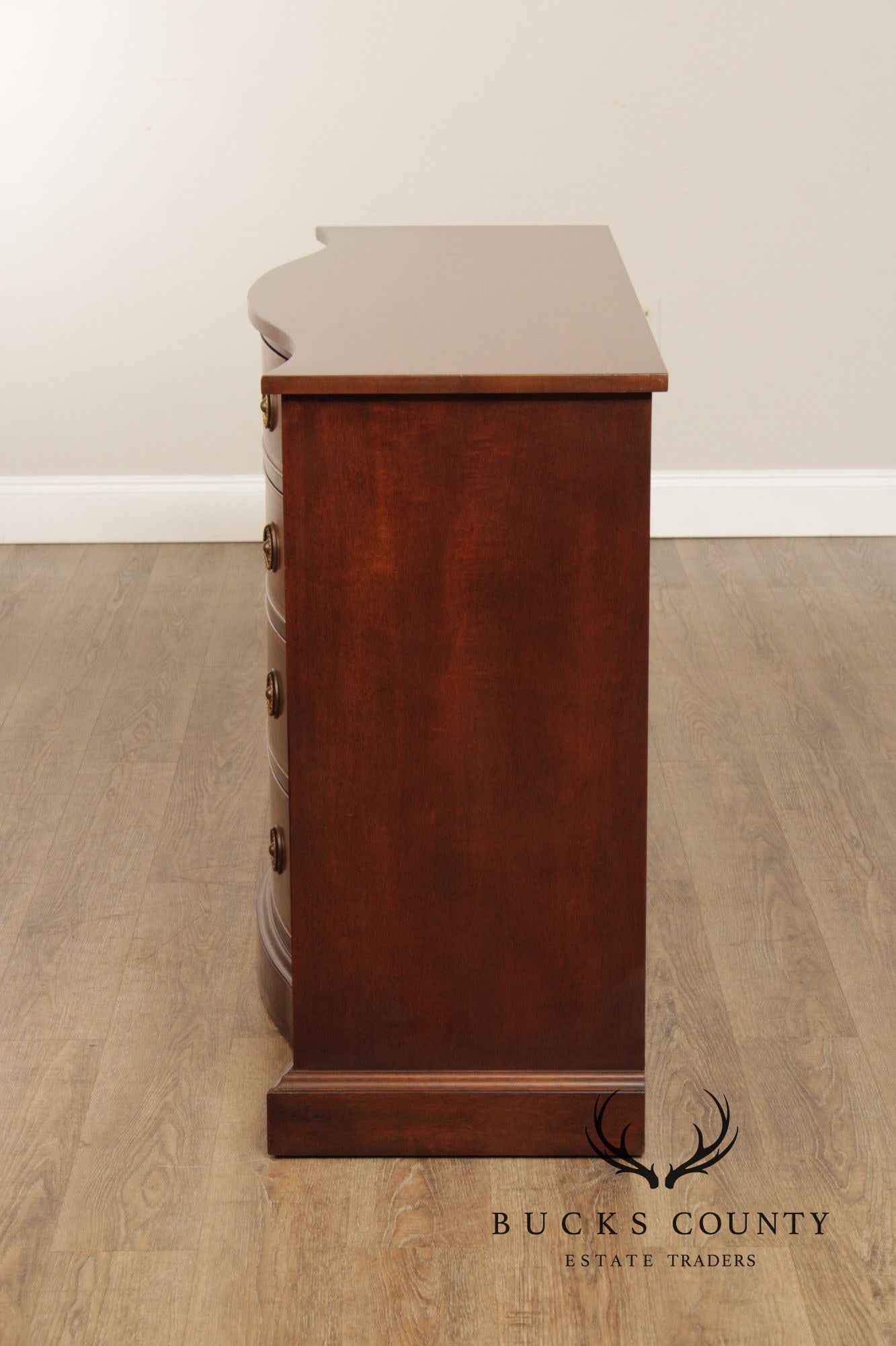 Old Colony Furniture Mahogany Serpentine Buffet Sideboard