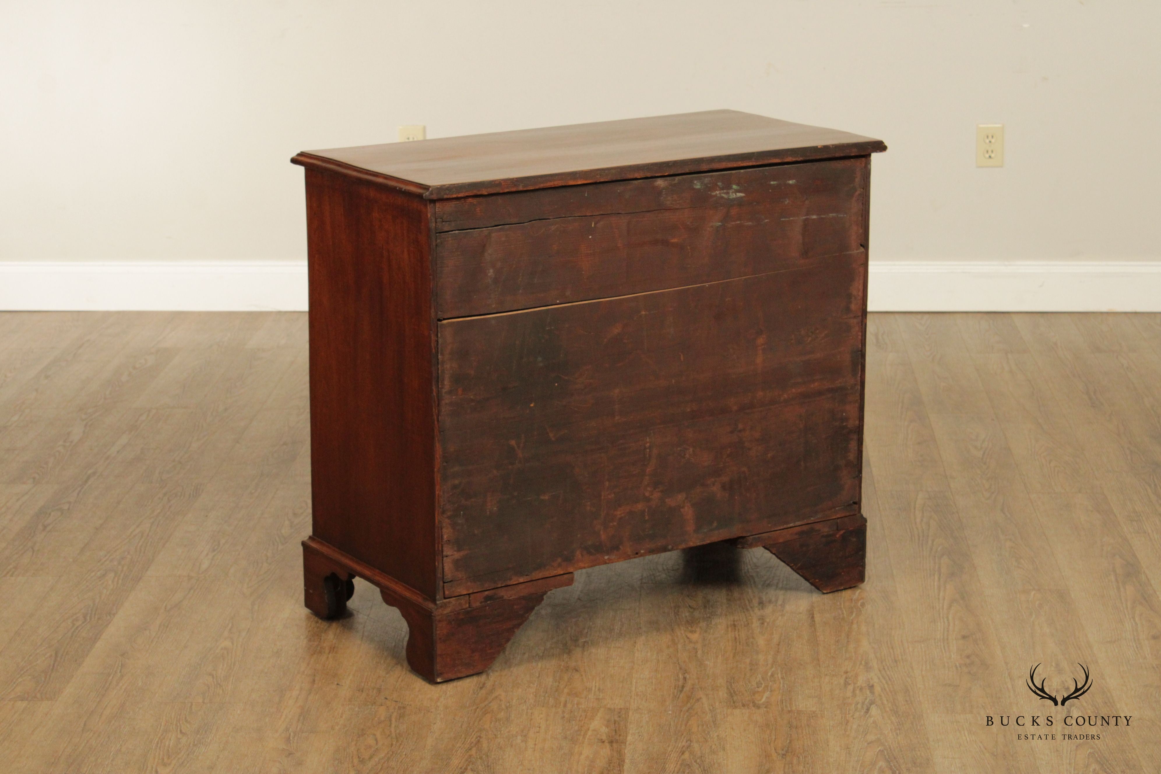 Antique 18th C. American Chippendale Style Mahogany Chest of Drawers