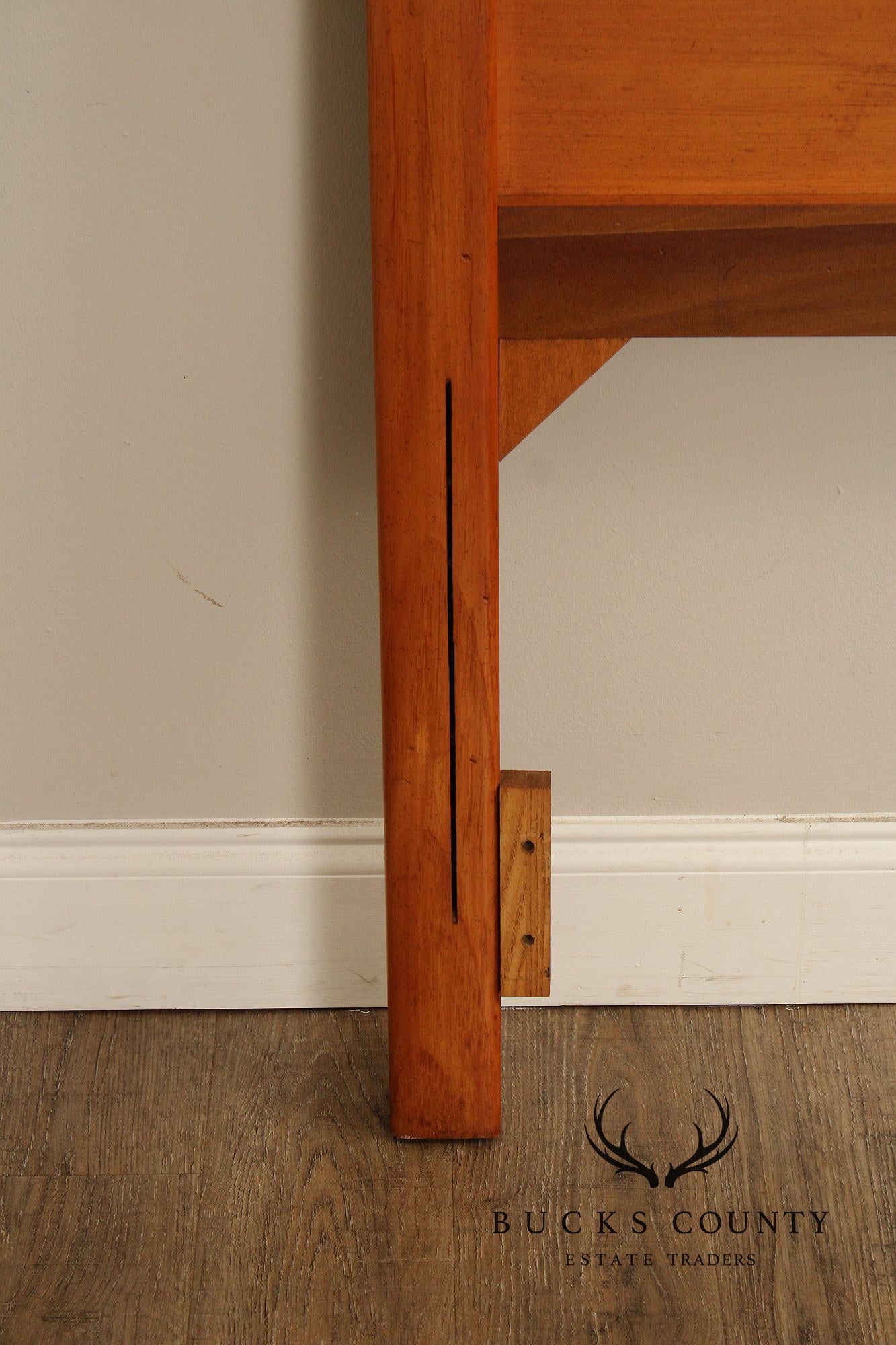 Stanley Furniture Country Pine and Wicker Twin Headboard