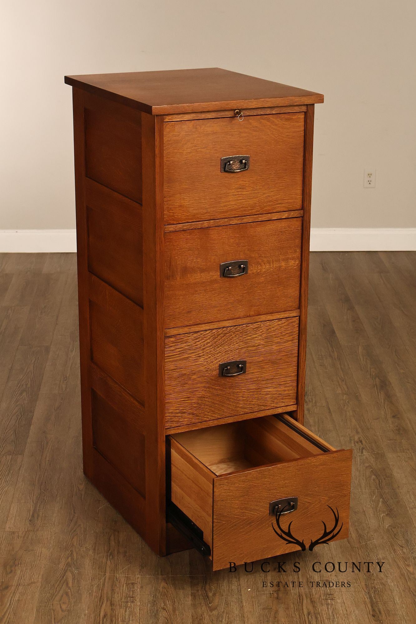 Stickley Mission Collection Oak Filing Cabinet