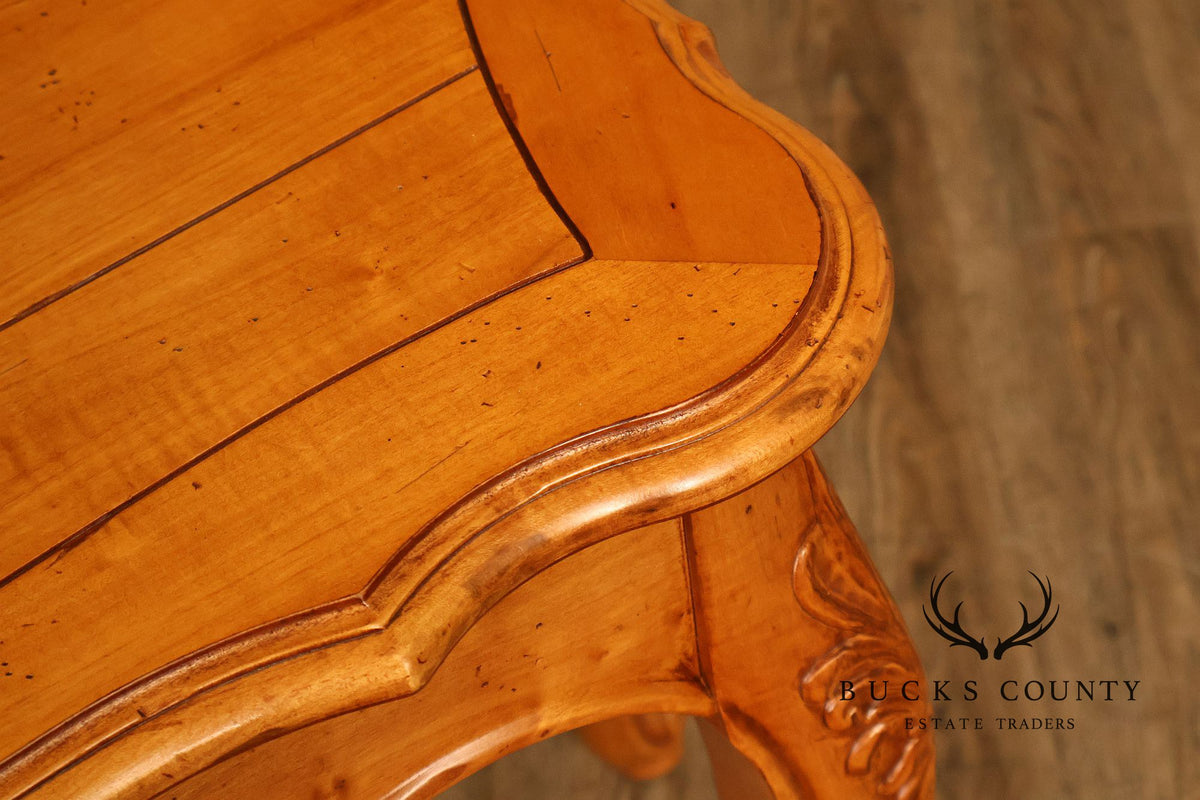 Ethan Allen 'Legacy' Carved Maple Console