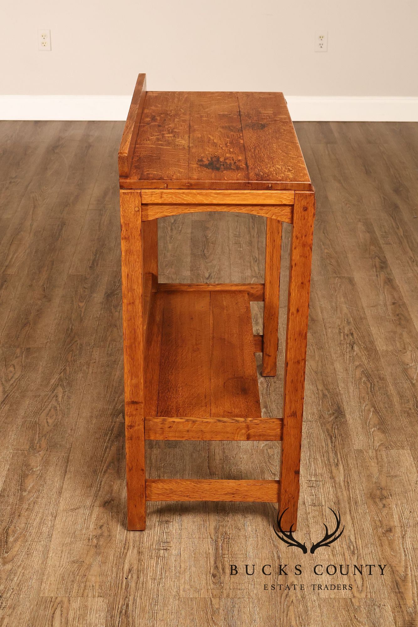 Antique Limbert Arts And Crafts Quarter Sawn Oak Server or Console Table