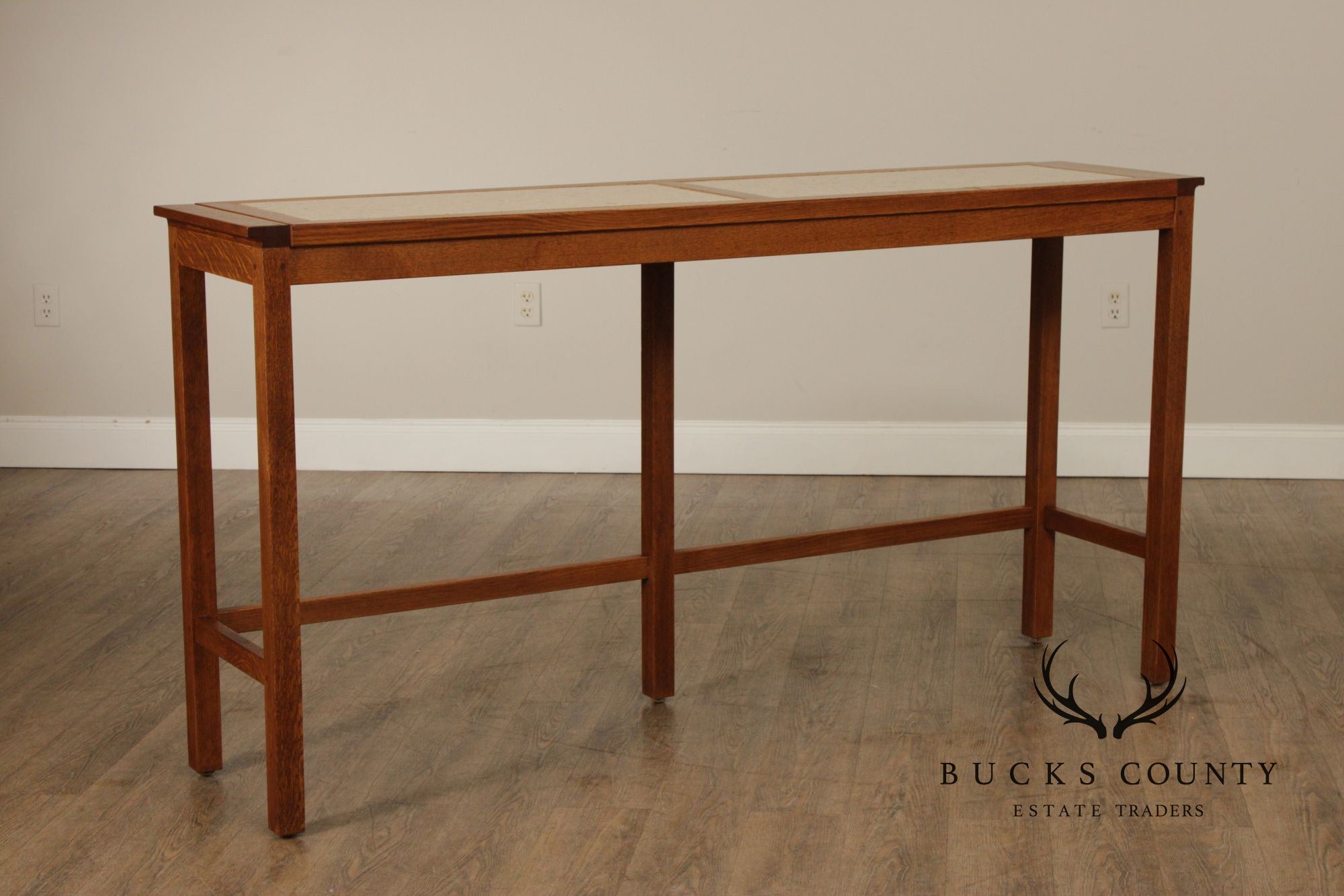Stickley Mission Collection Oak Counter Height Table