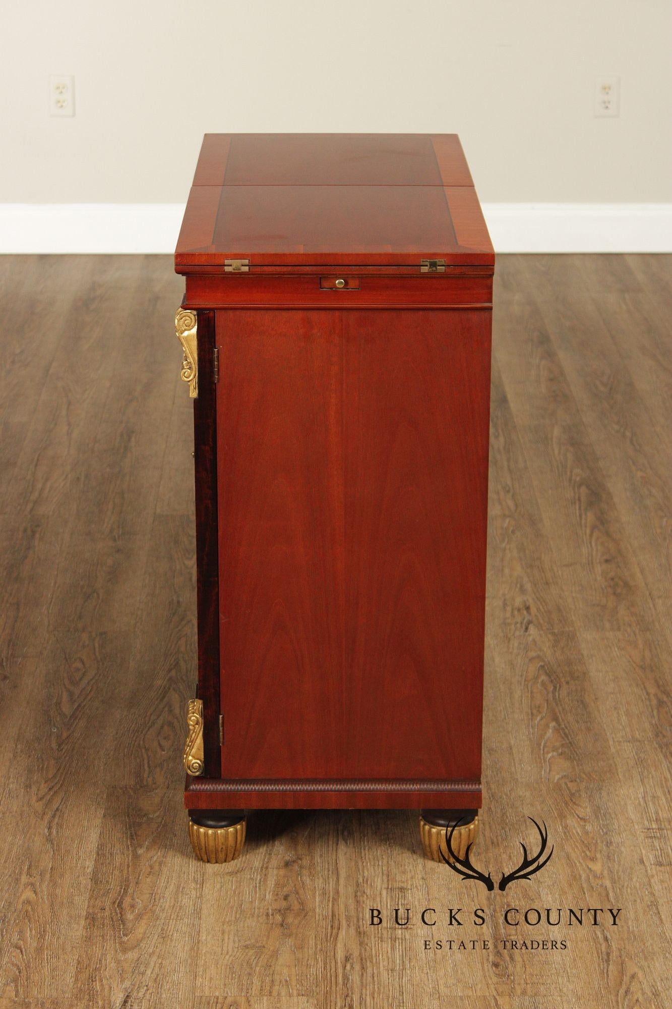 Baker Empire Style Mahogany Server