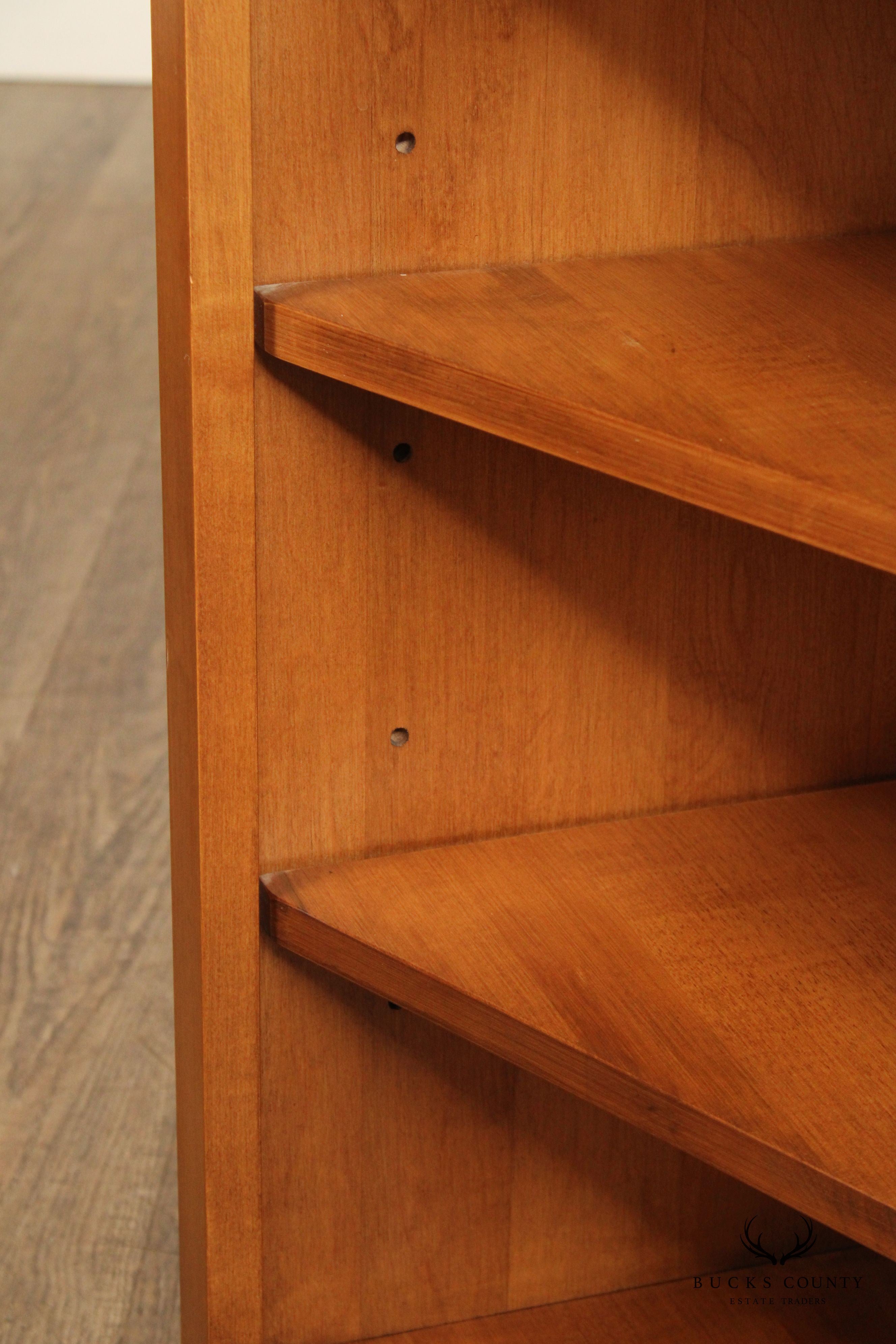 Ethan Allen 'Country Colors' Maple Corner Bookcase