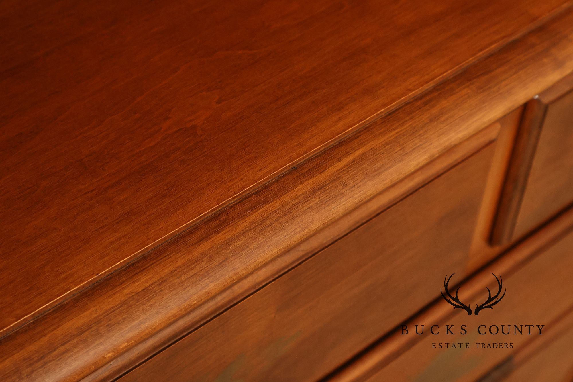 Hitchcock Two Piece Maple Step Back Hutch